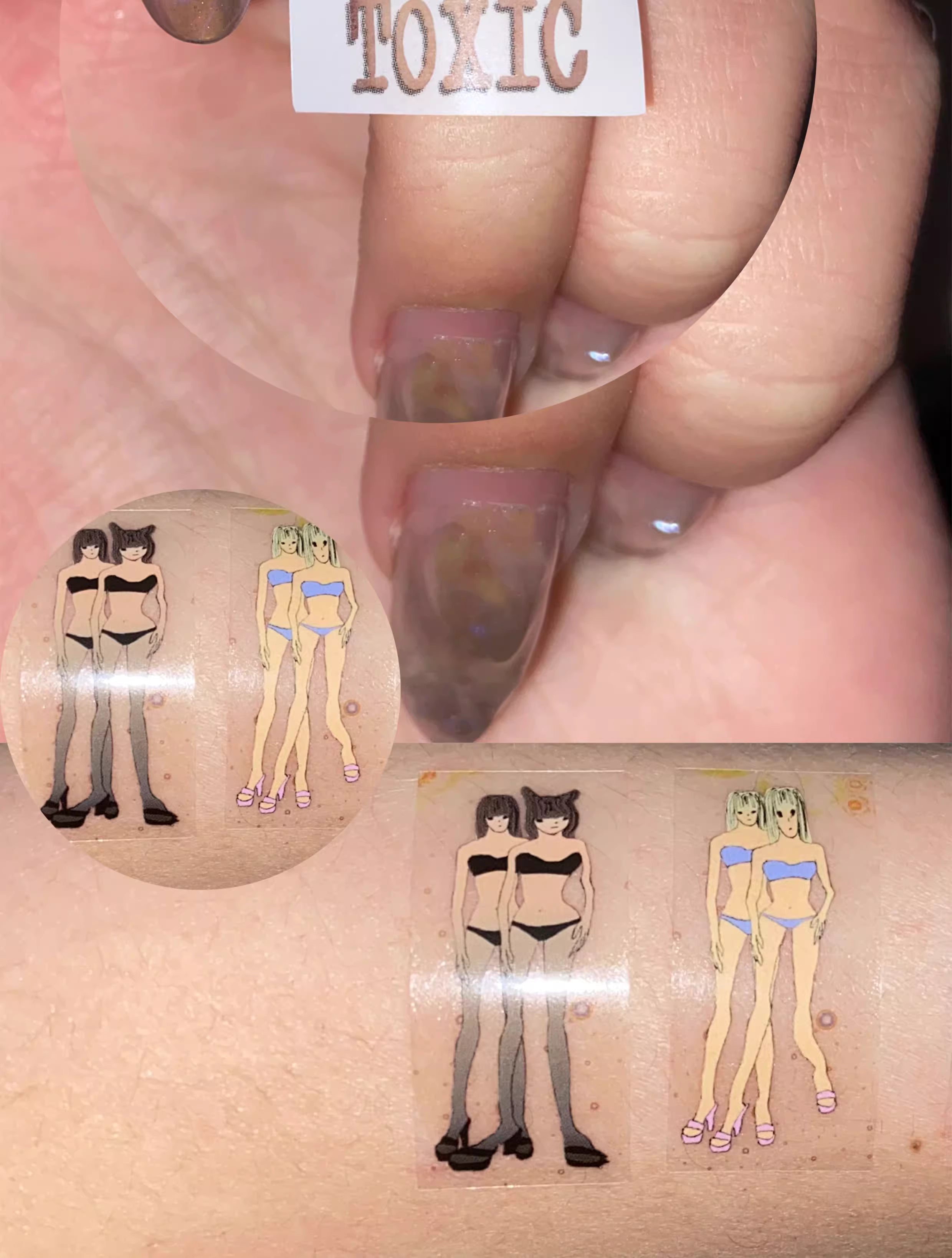 Niptong Bikini Girls Stickers