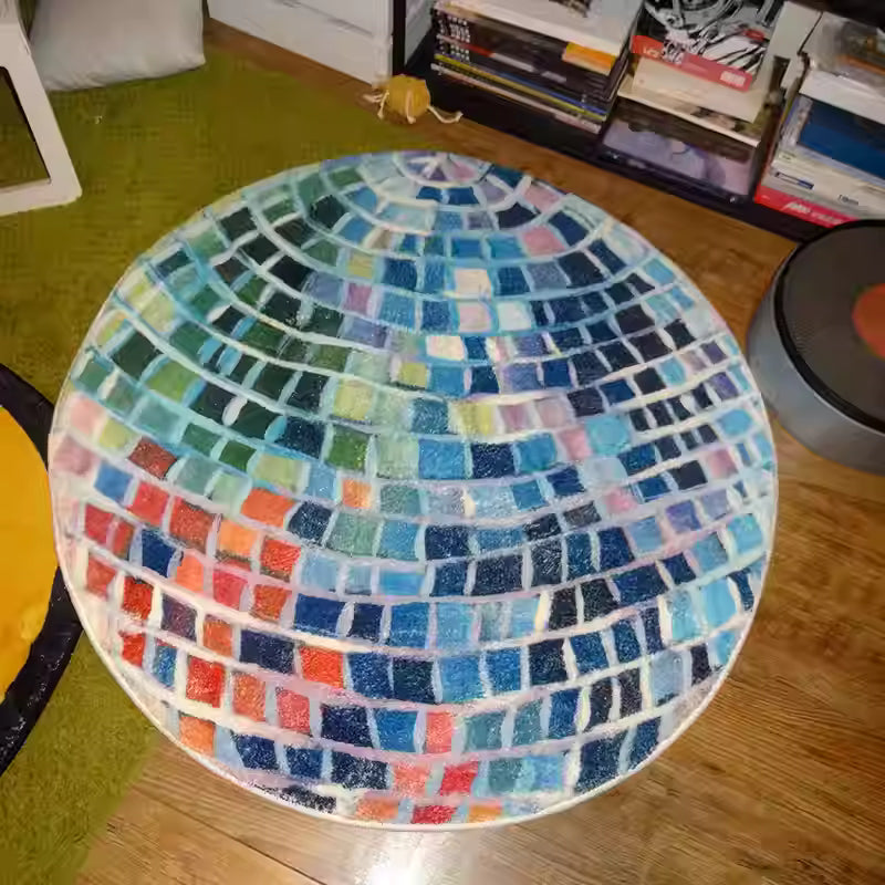 Mosaic Mirage Round Rug