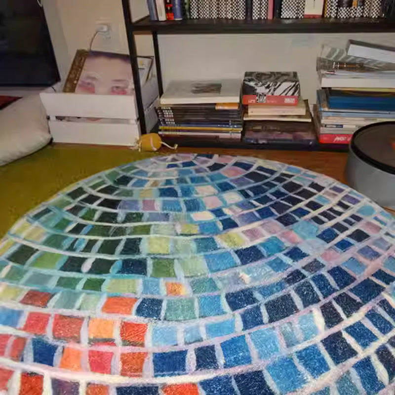 Mosaic Mirage Round Rug