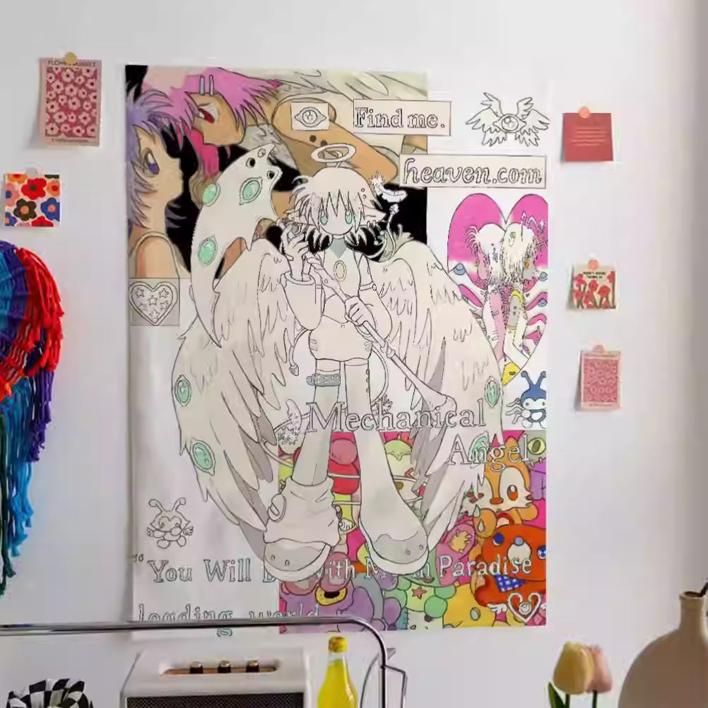 Rukawaz x Oliwa Final Angel Tapestry