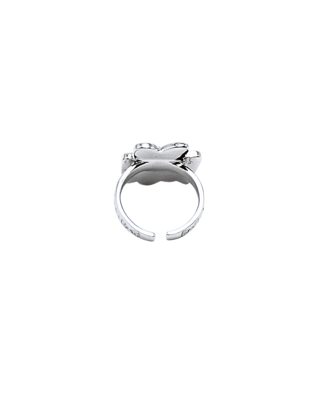 Doodle Butterfly Charm Ring