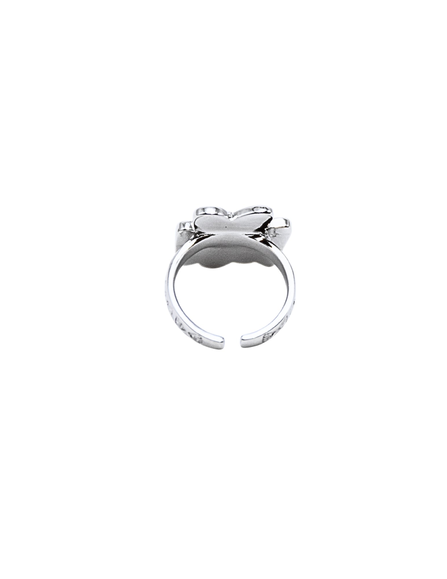 Doodle Butterfly Charm Ring