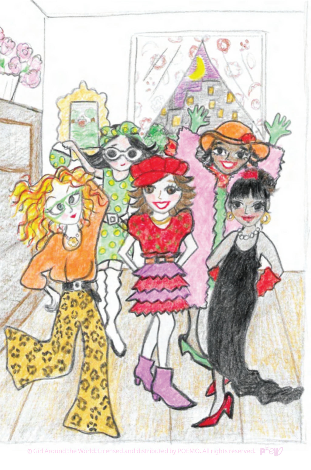 Girl Around the World: Postcard