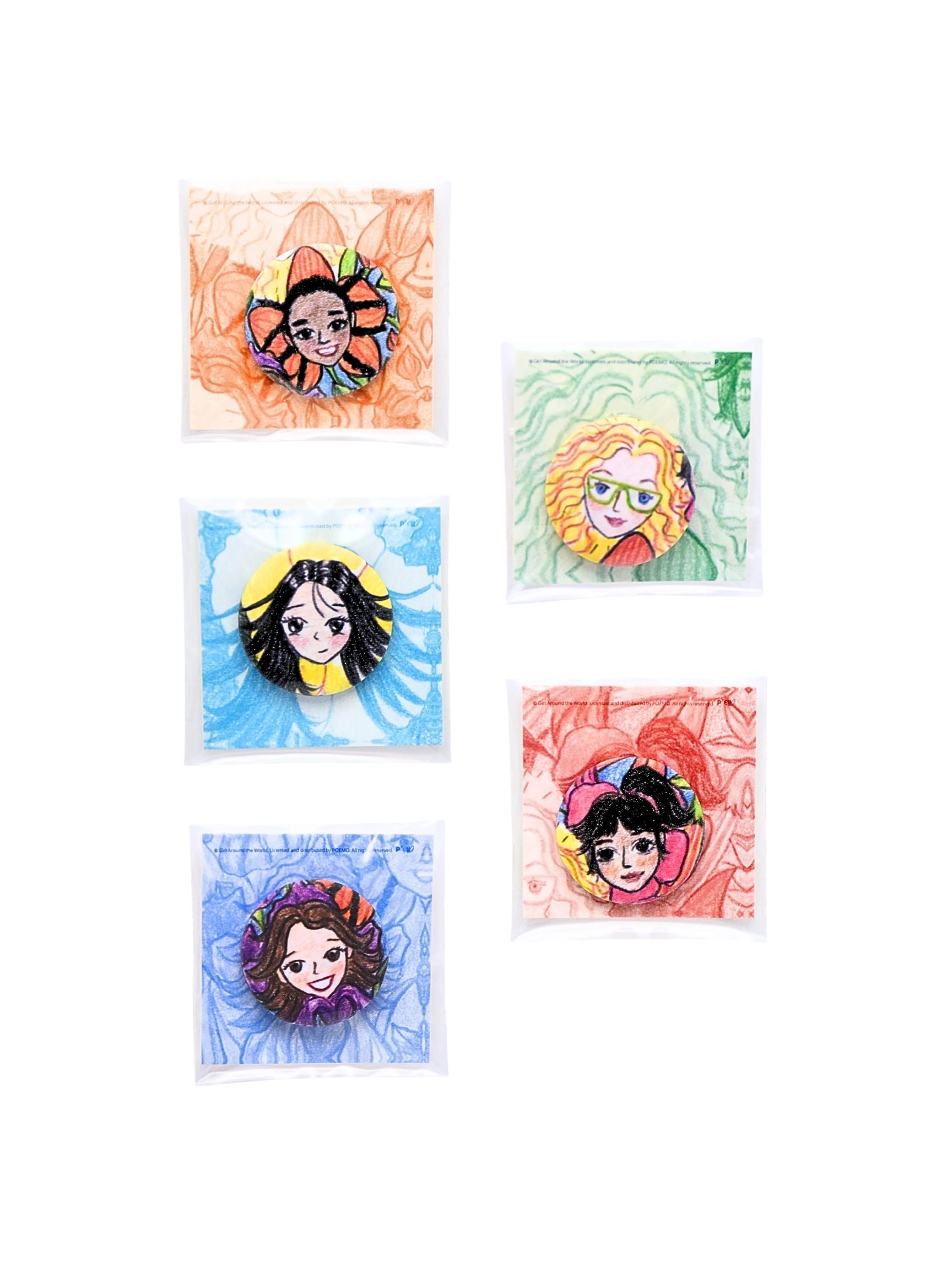 Girl Around the World: Characters Badge