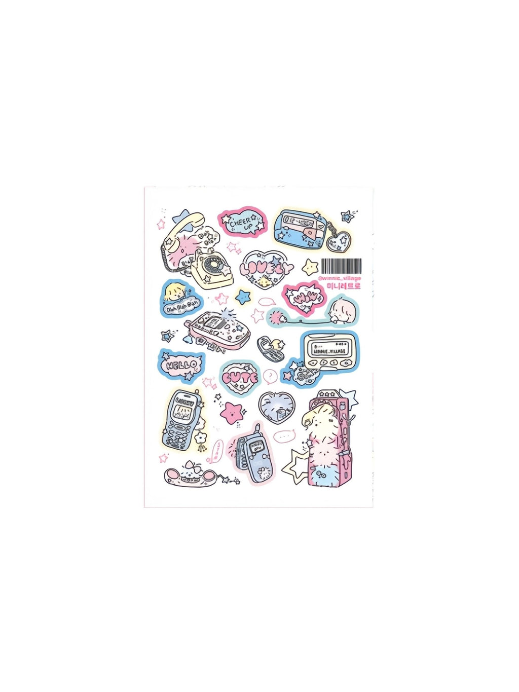 Hayanppang Memory Pieces Sticker