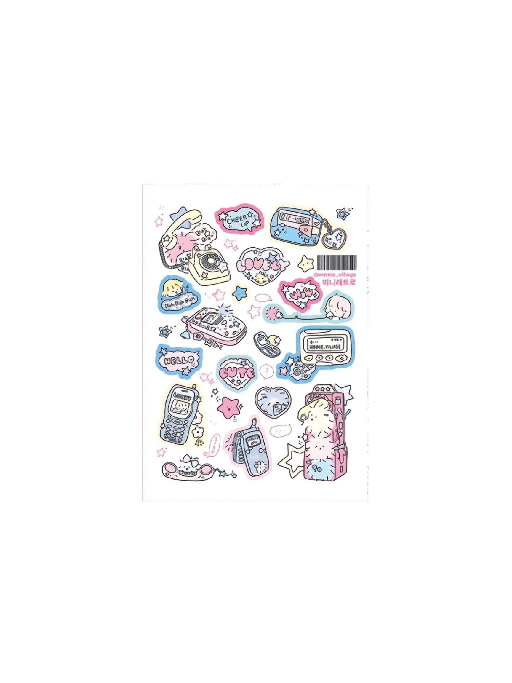 Hayanppang Memory Pieces Sticker