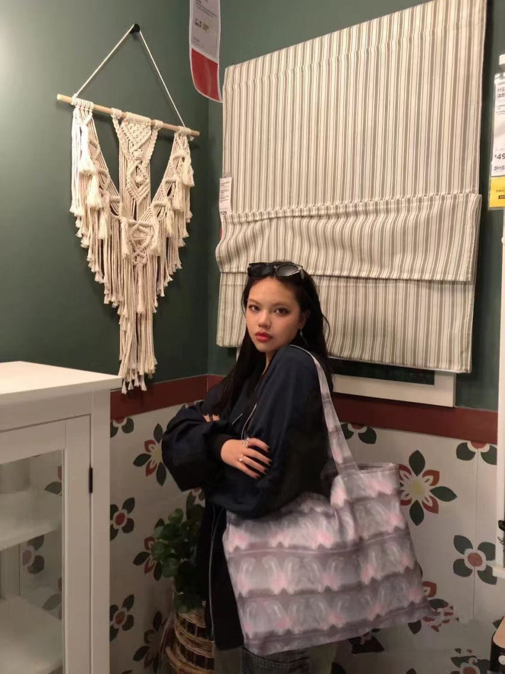 Ghost Butterfly Tote Bag