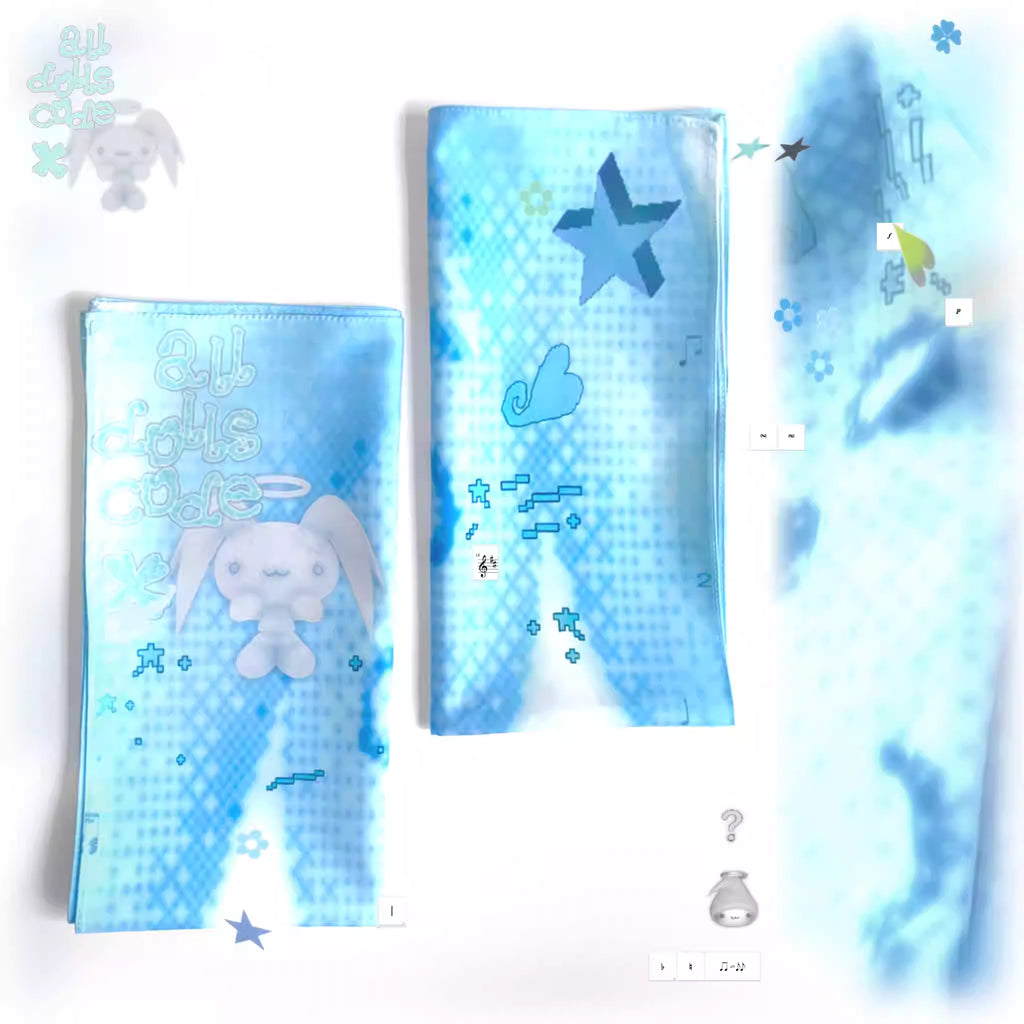 alldollscode Illustrated Headscarf & Bandana