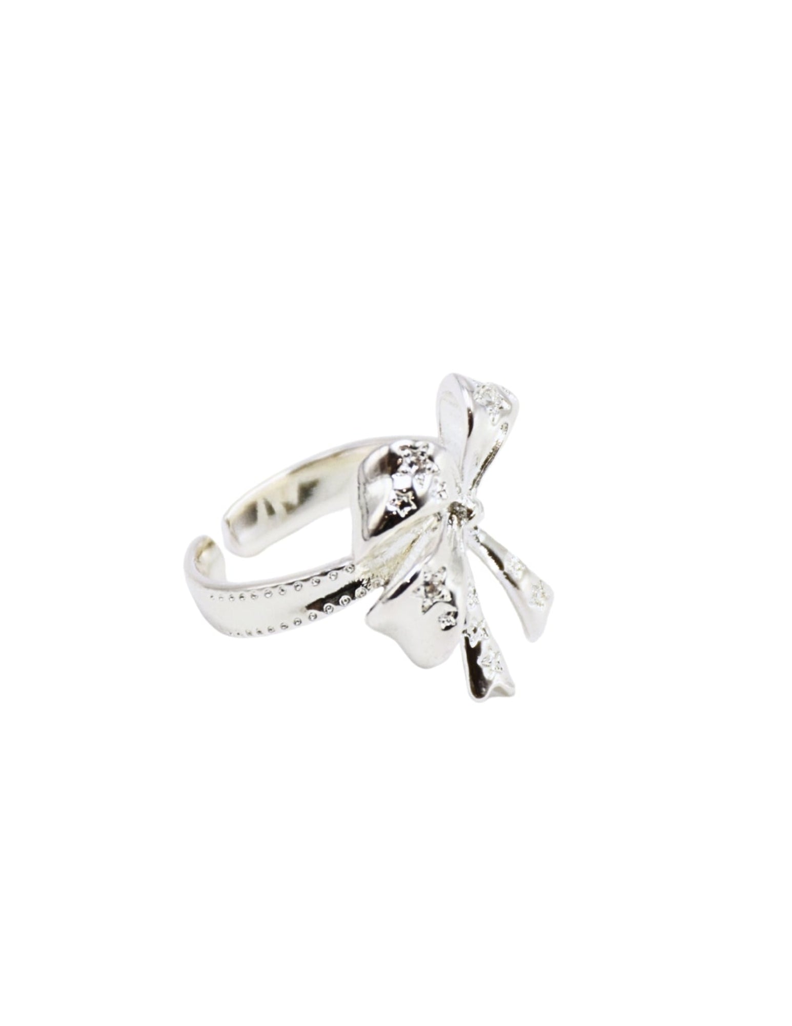 Starlit Ribbon Bow Ring