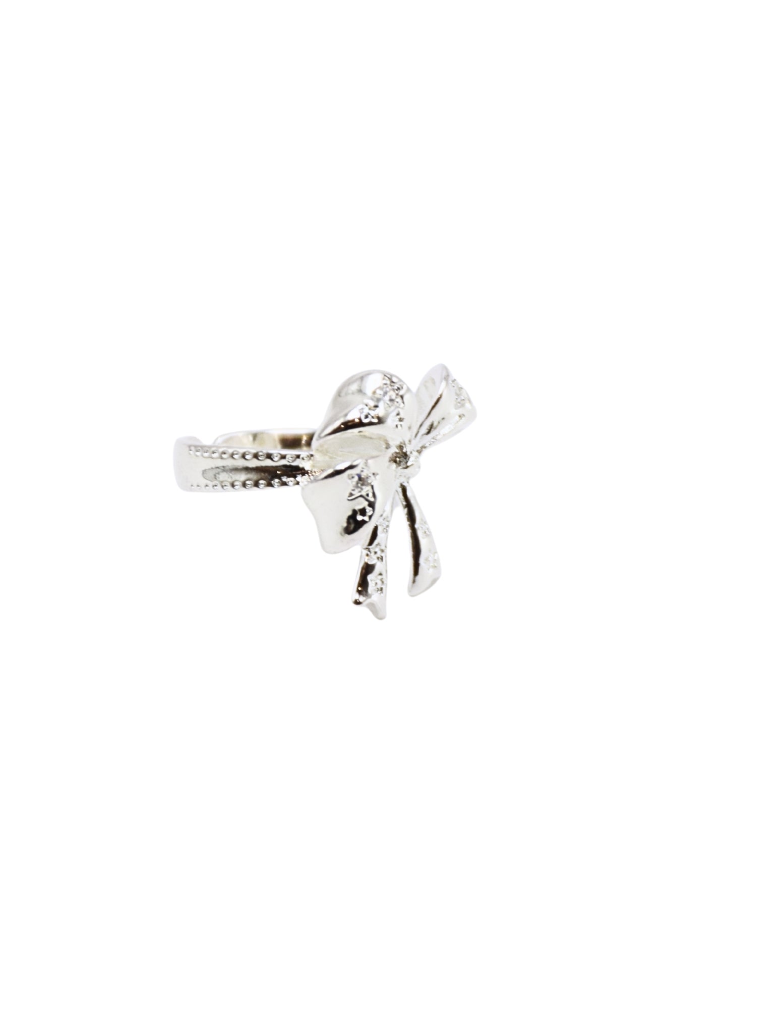 Starlit Ribbon Bow Ring