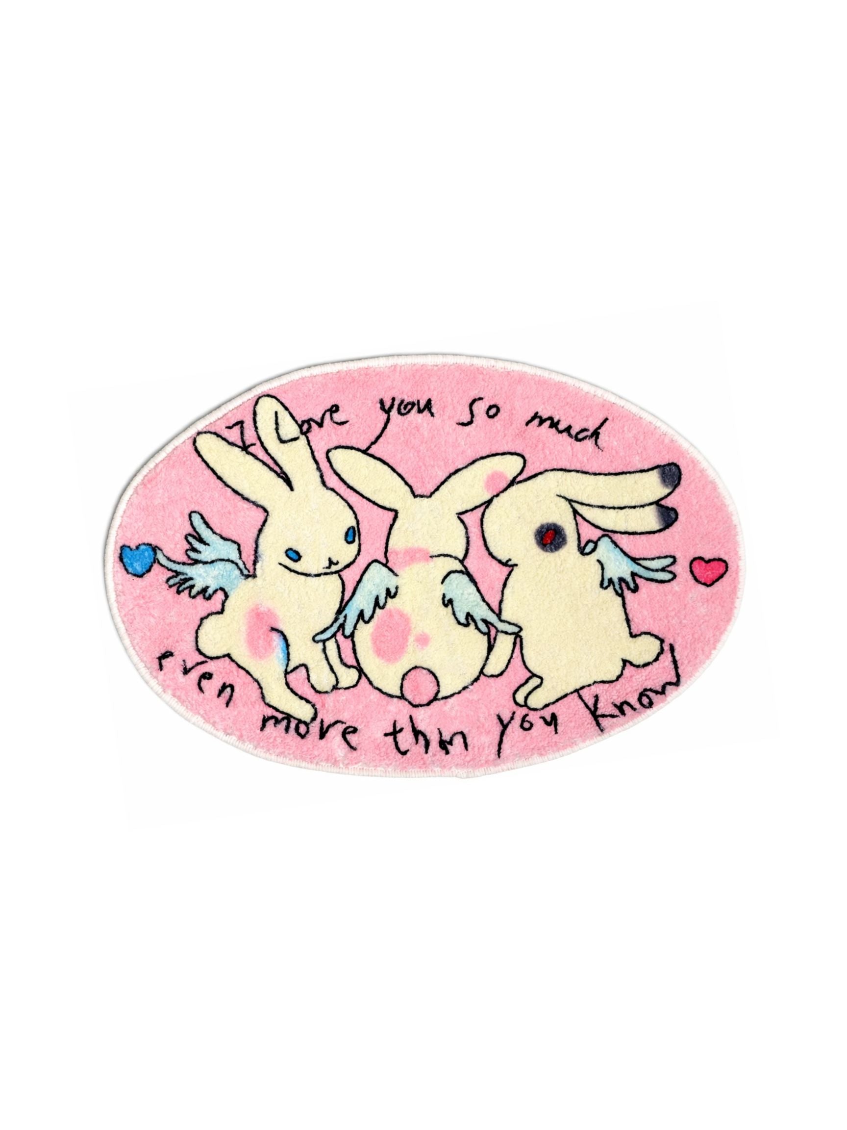 Sunonebird Sweet Bunny Wings Rug