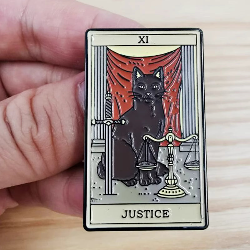 Justice Cat Pin