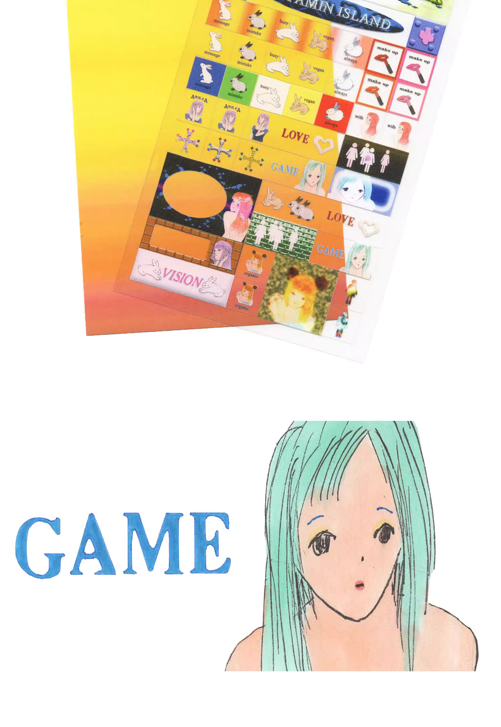 Niptong Vitamin Island Diary Stickers