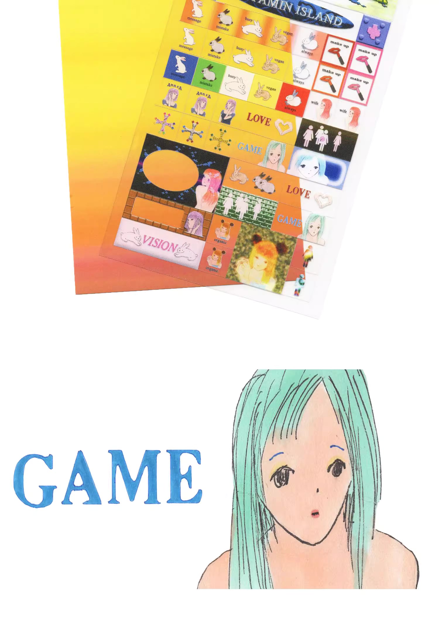 Niptong Vitamin Island Diary Stickers