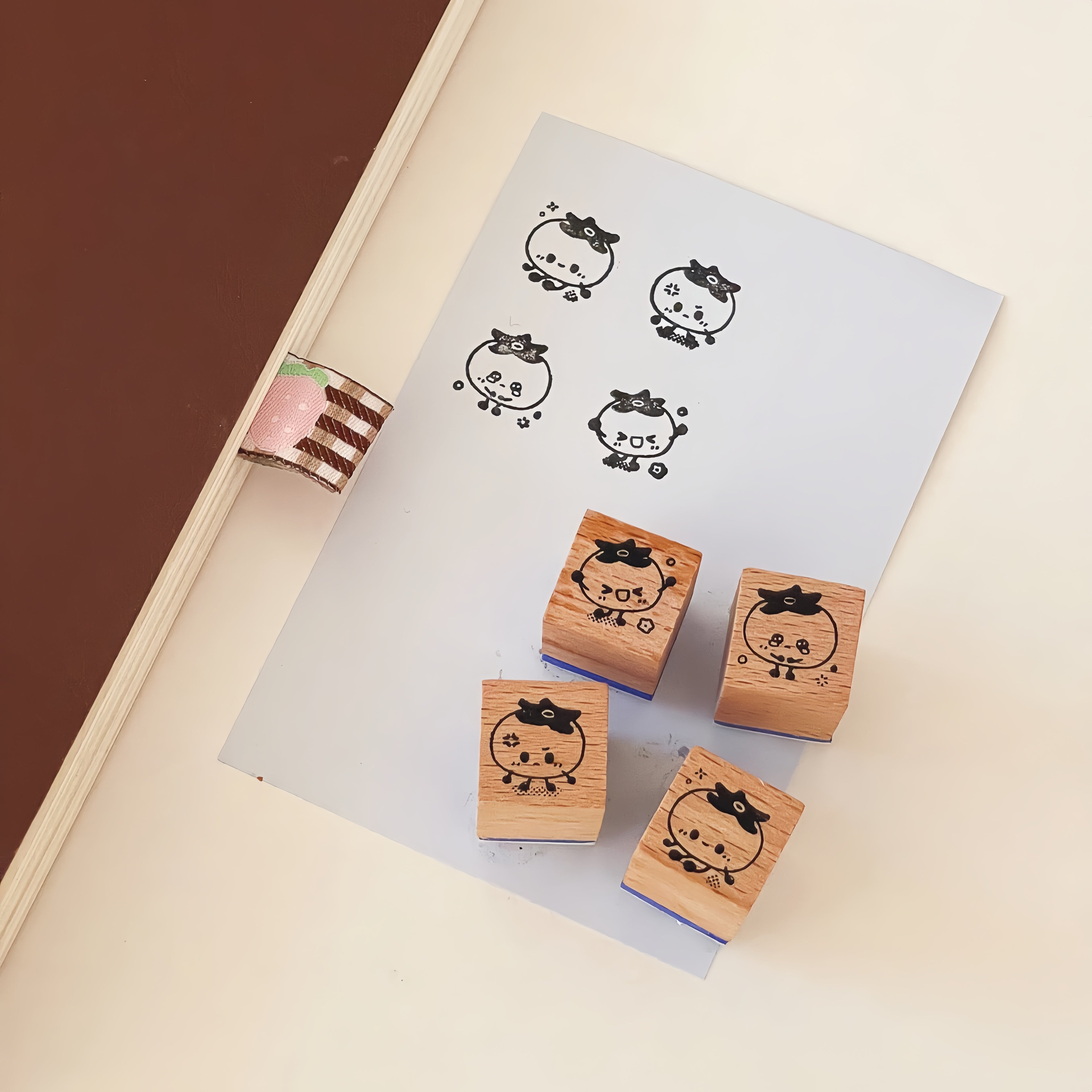 WakaWaka Beechwood Mini Journal Stamp