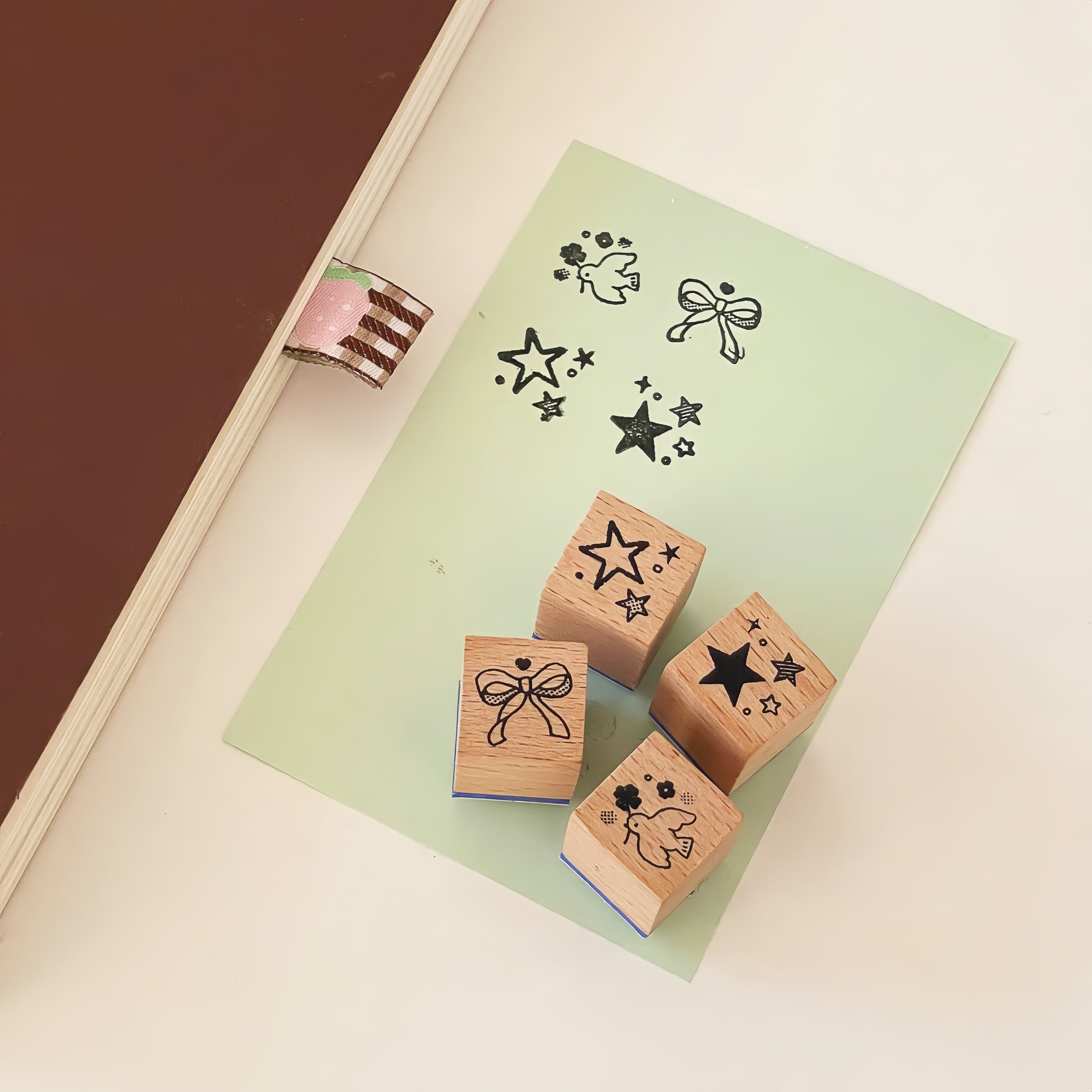 WakaWaka Beechwood Mini Journal Stamp