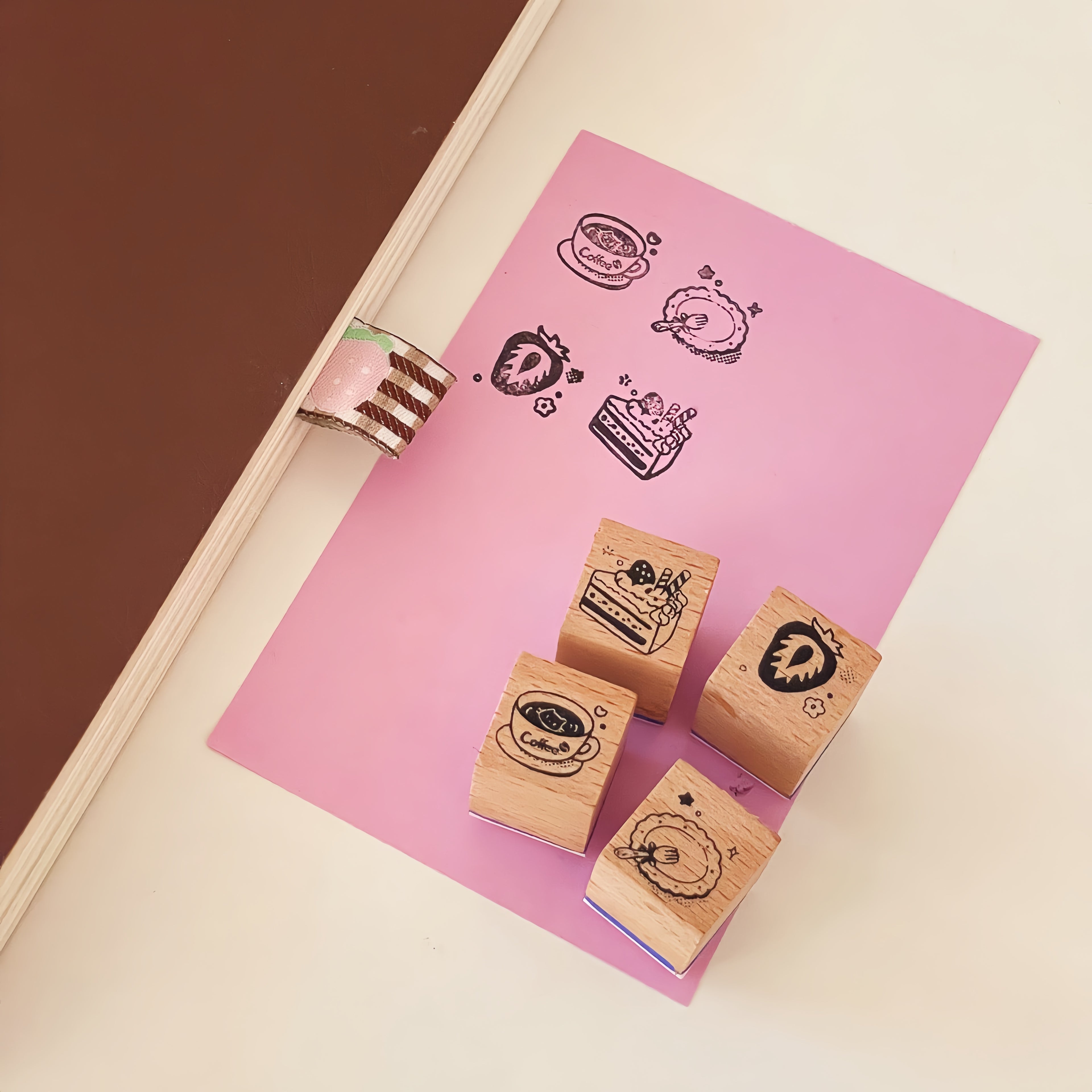 WakaWaka Beechwood Mini Journal Stamp
