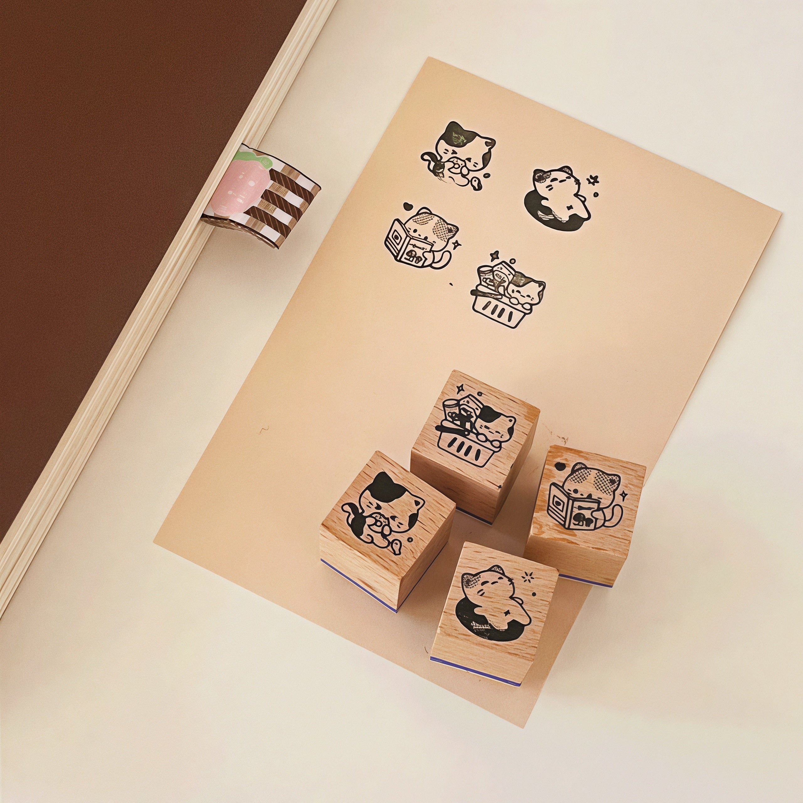 WakaWaka Beechwood Mini Journal Stamp