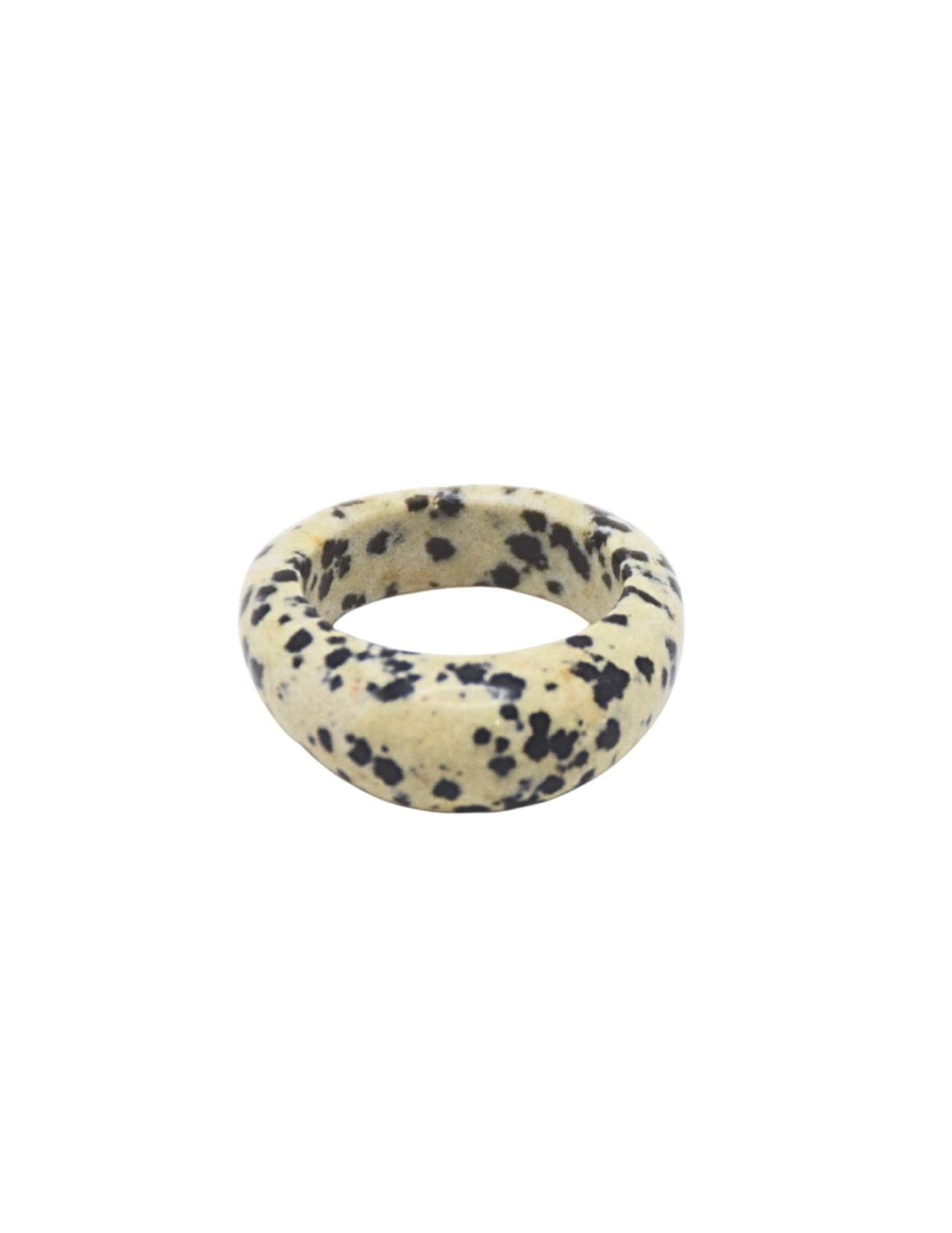 Speckled Stone Ring