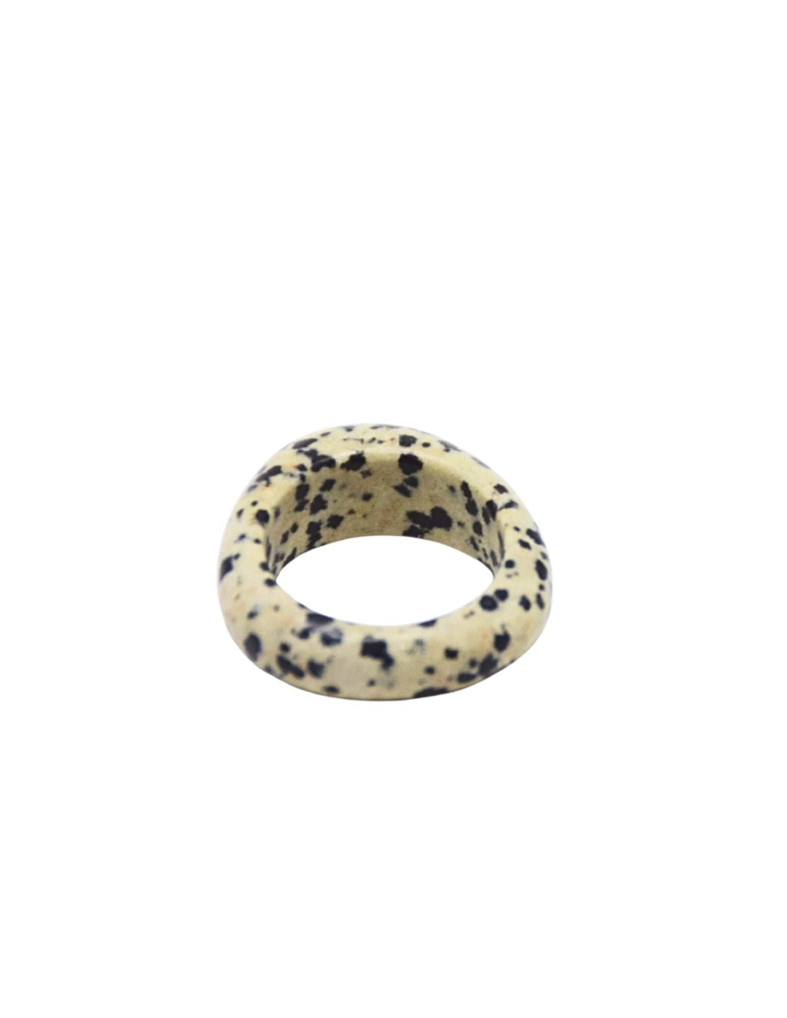 Speckled Stone Ring