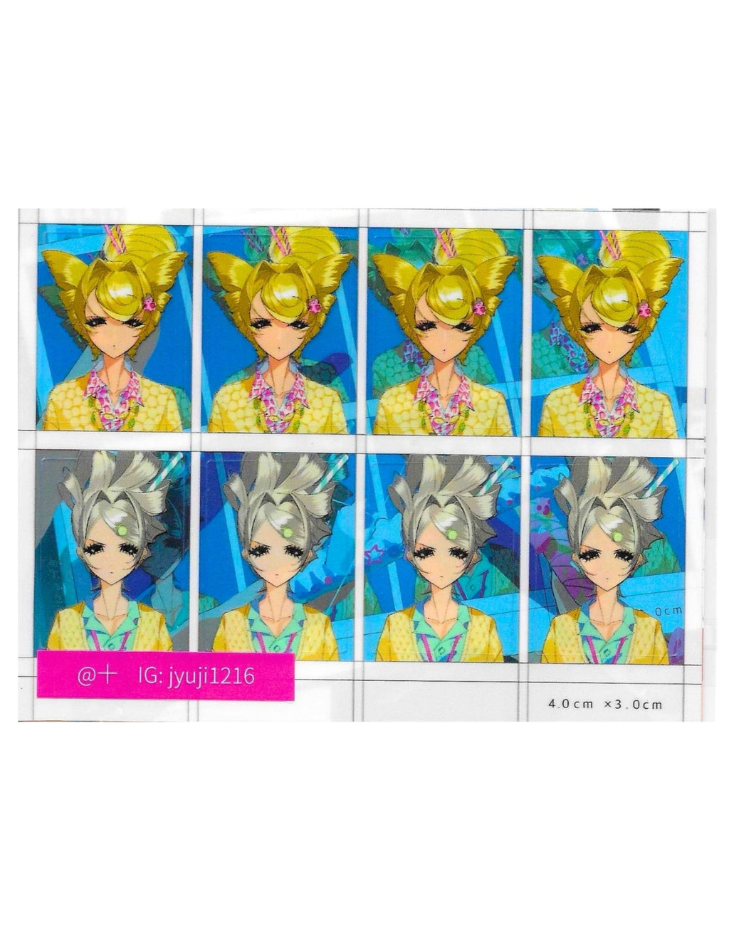 Pipoo Neon Portrait Stickers