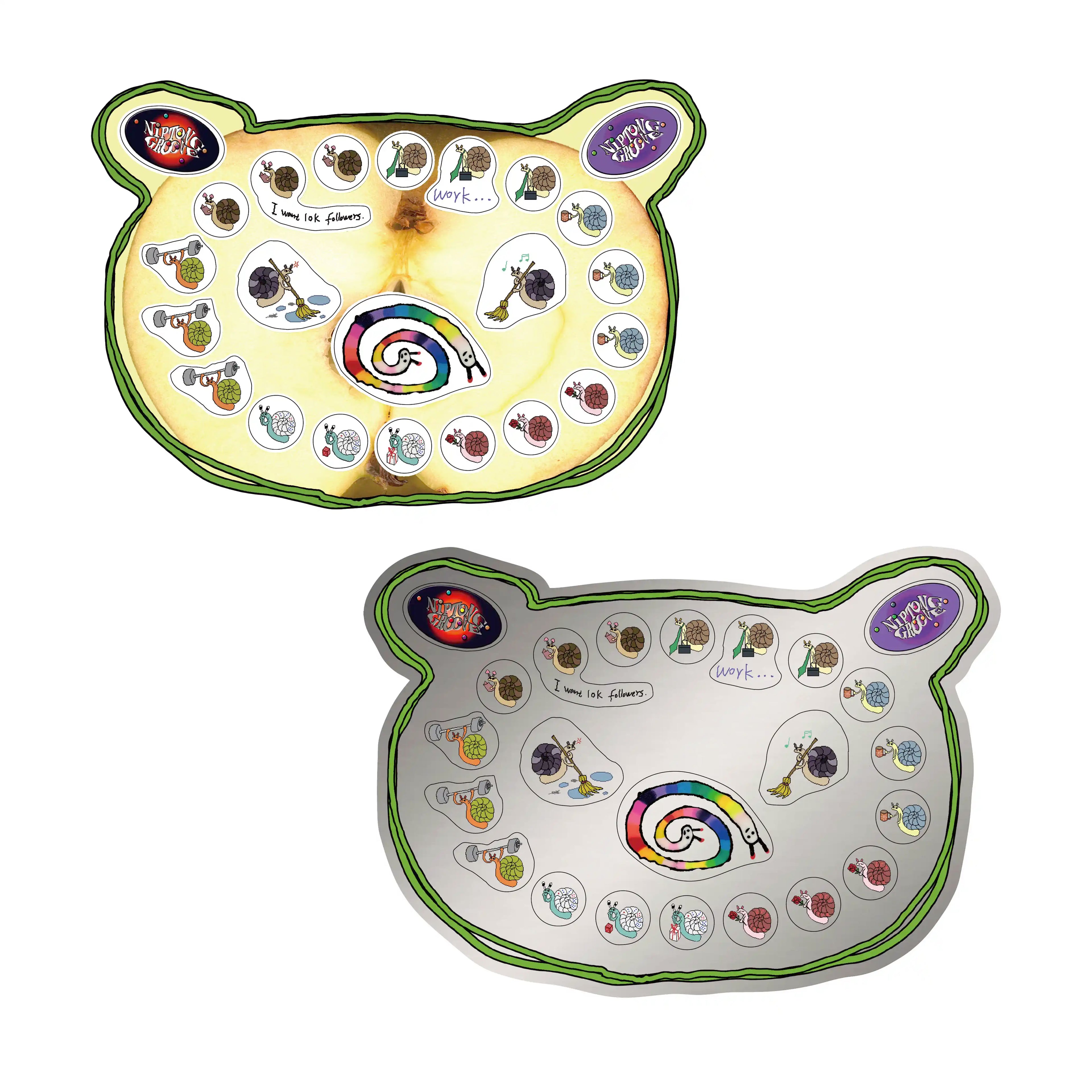 Niptong Snail Bear Stickers