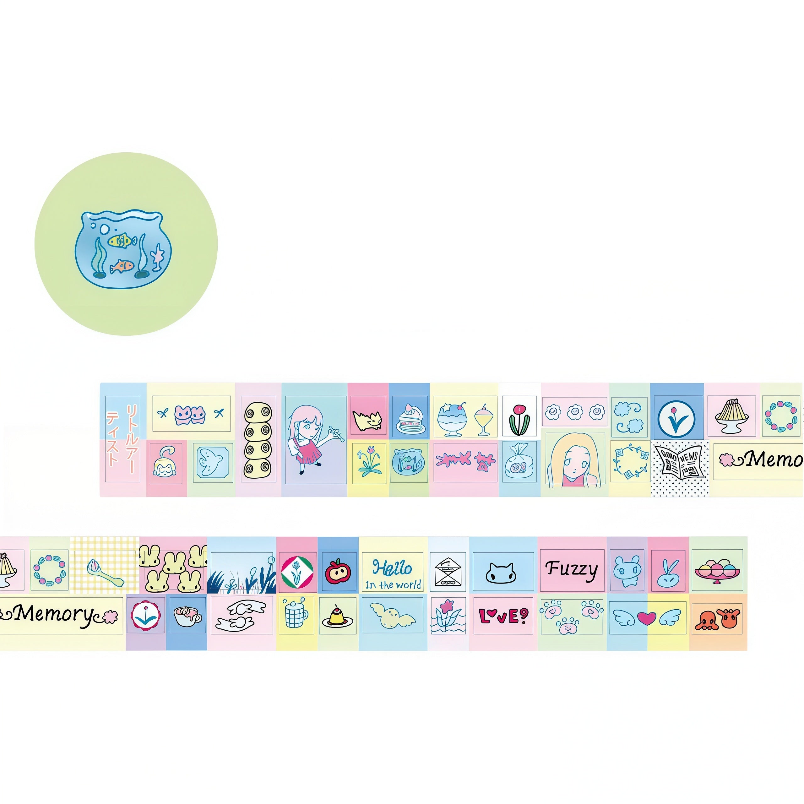 WakaWaka Diary Washi Tape