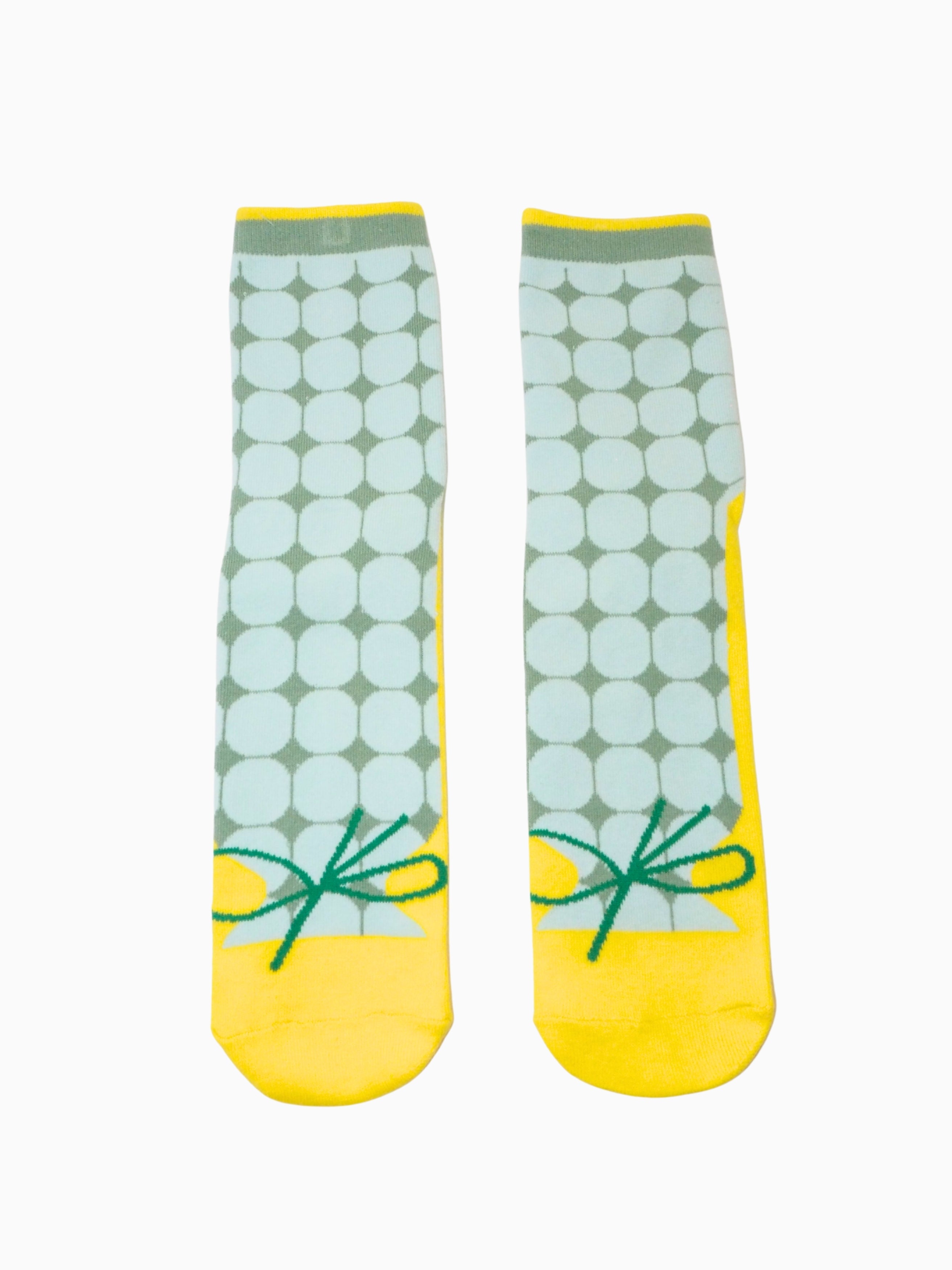 Honeydew Bow Socks