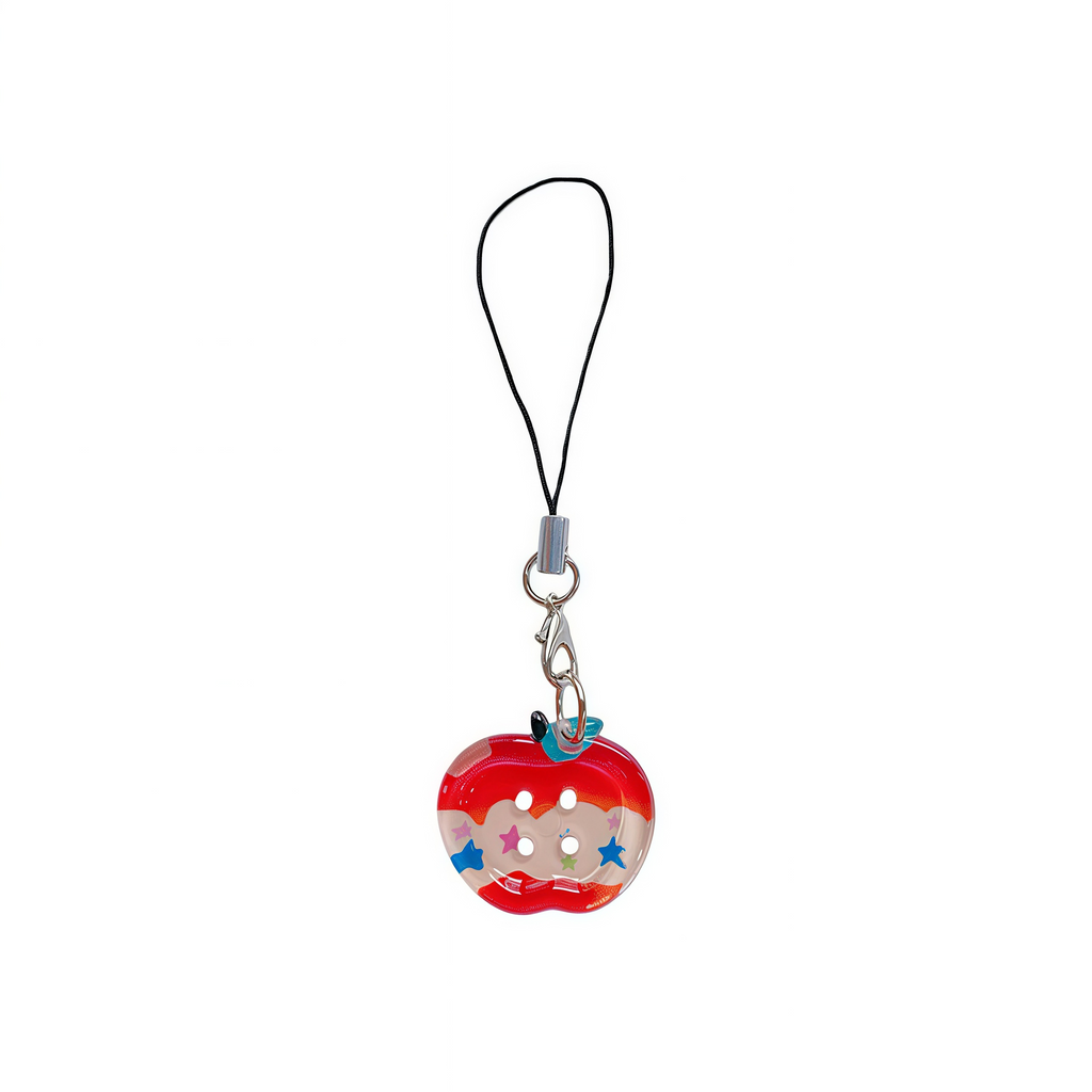 WakaWaka Apple Buttons Keychain