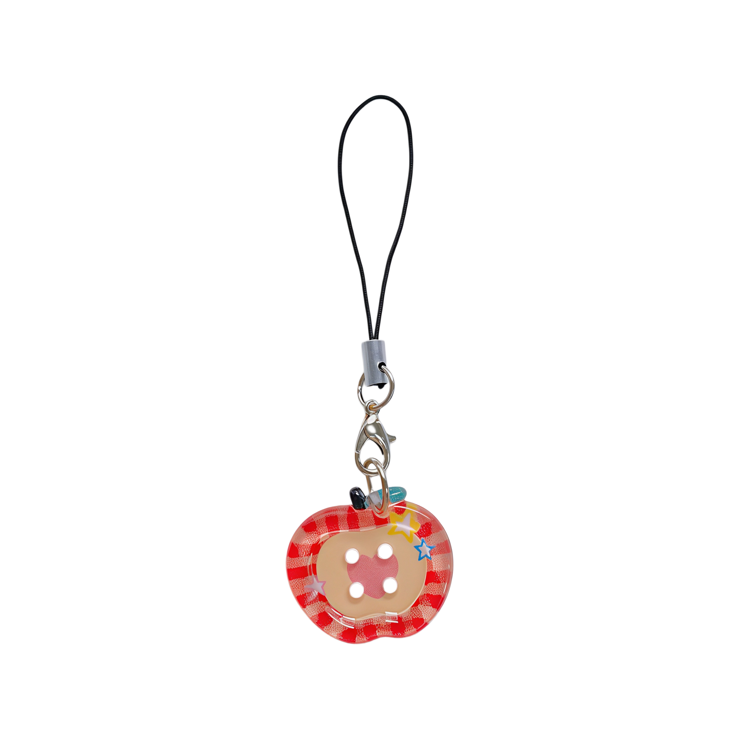 WakaWaka Apple Buttons Keychain
