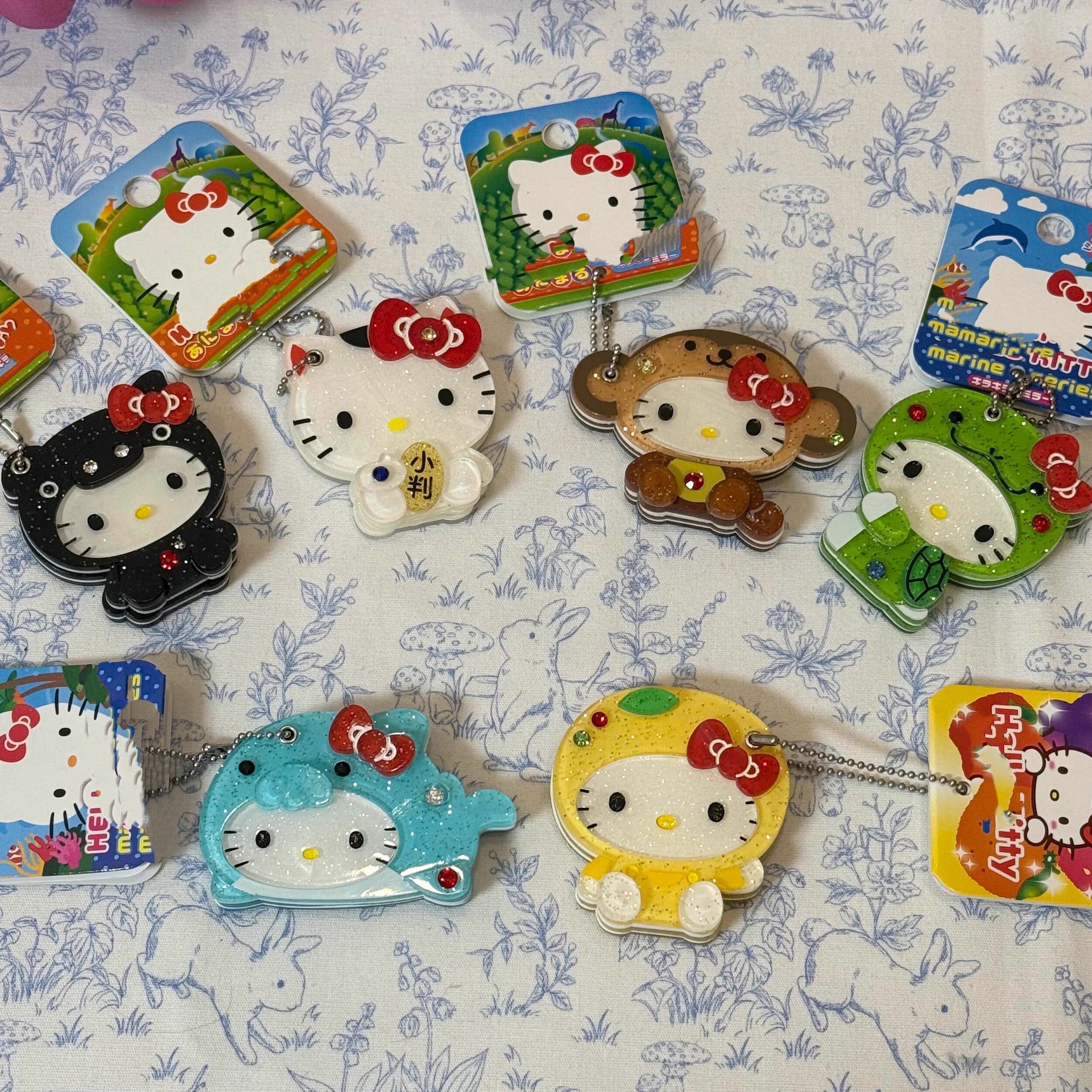 Hello Kitty Costume Mirror Keychain