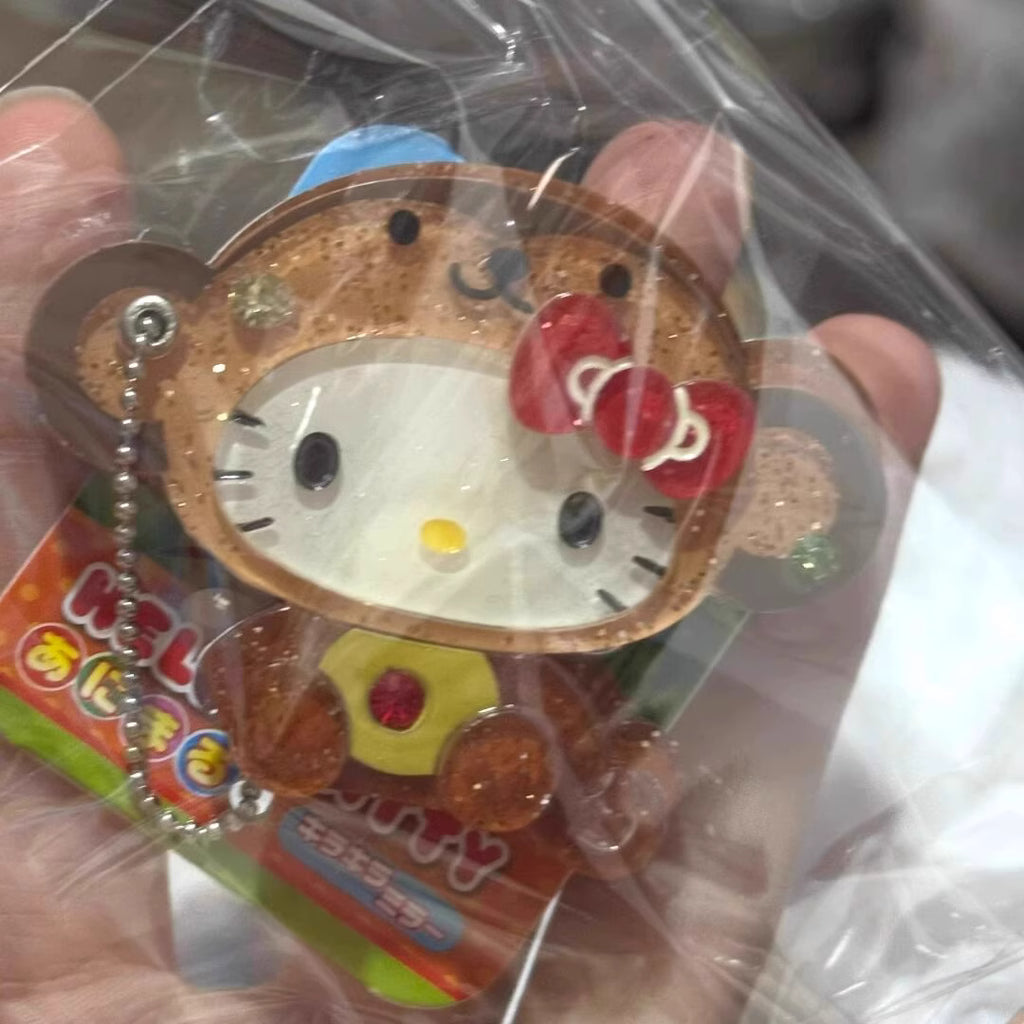 Hello Kitty Costume Mirror Keychain