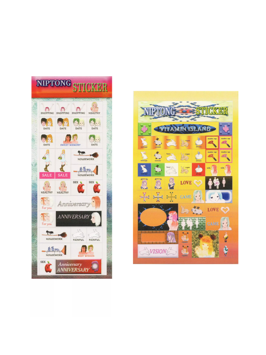 Niptong Vitamin Island Diary Stickers