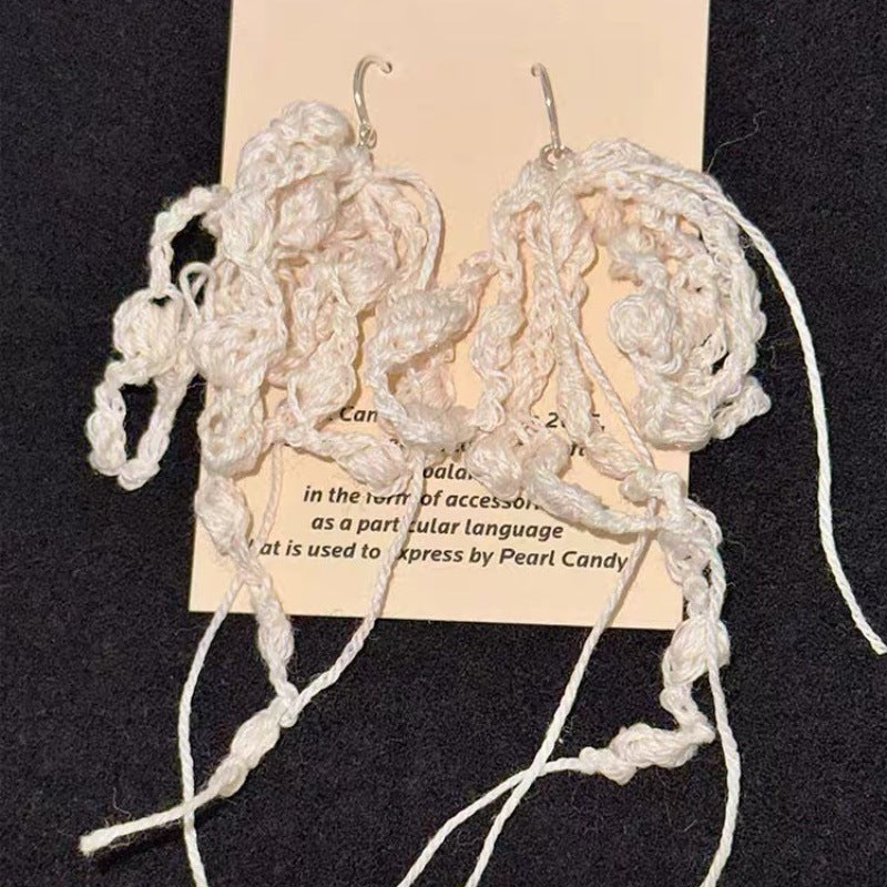 Lace Knotted Flow Earrings