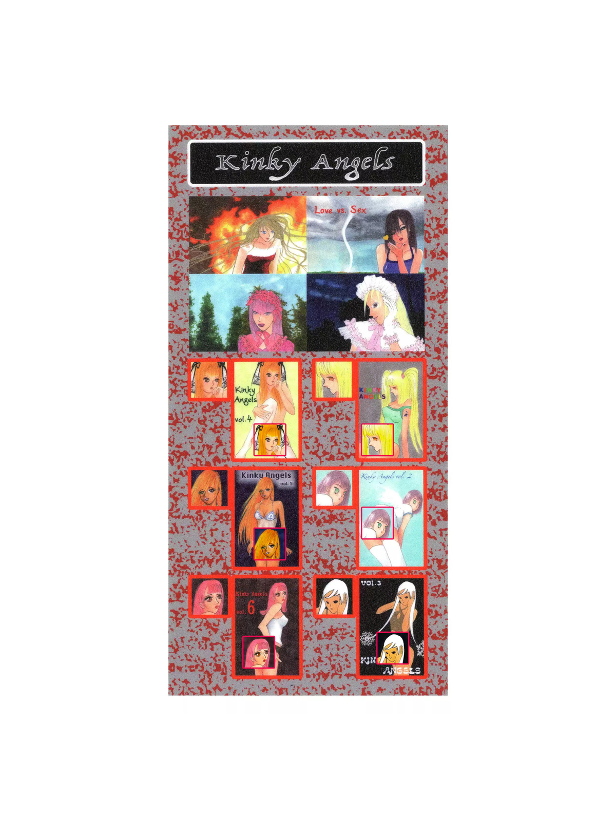 Niptong Kinky Angels Stickers
