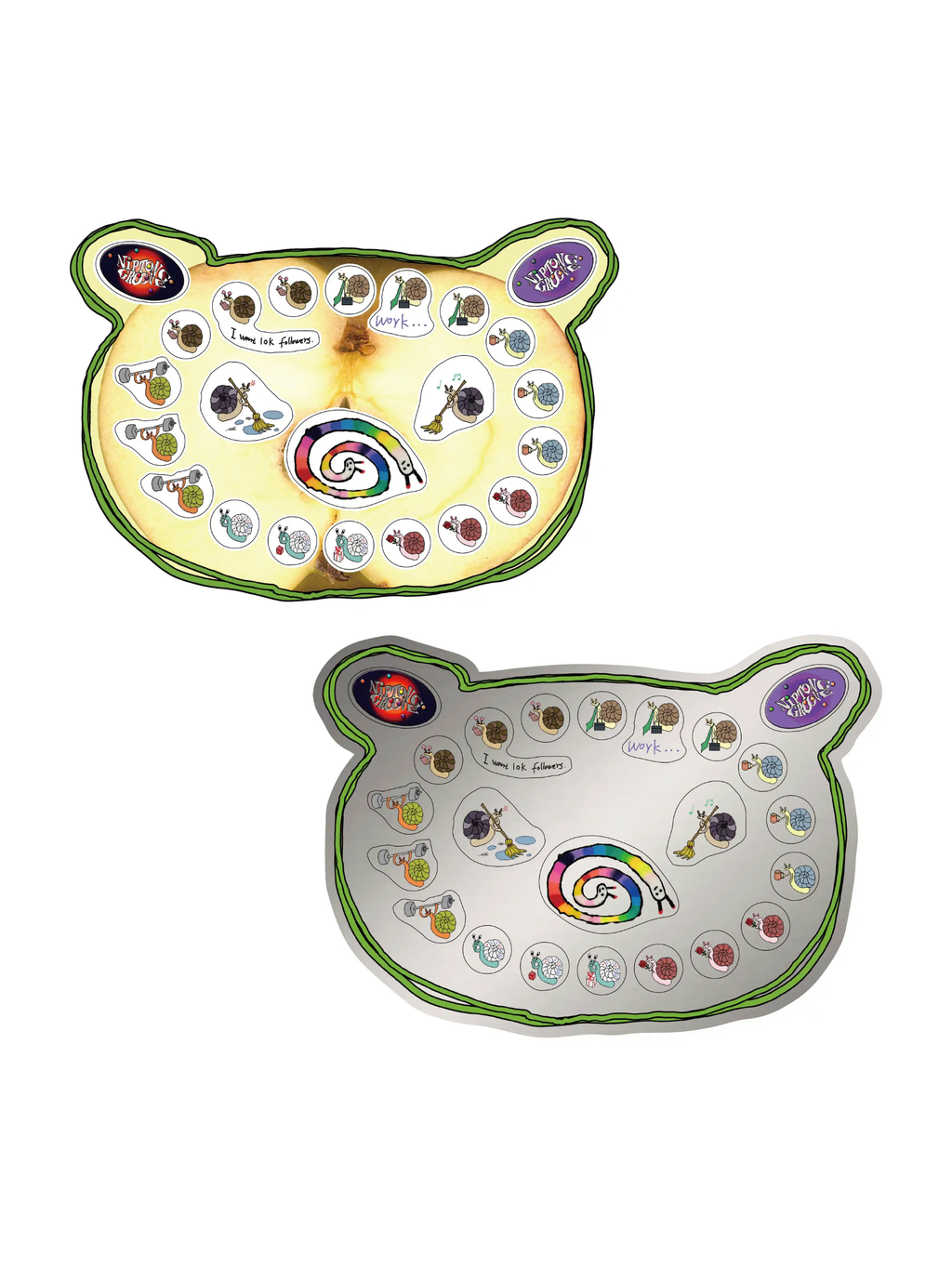 Niptong Snail Bear Stickers