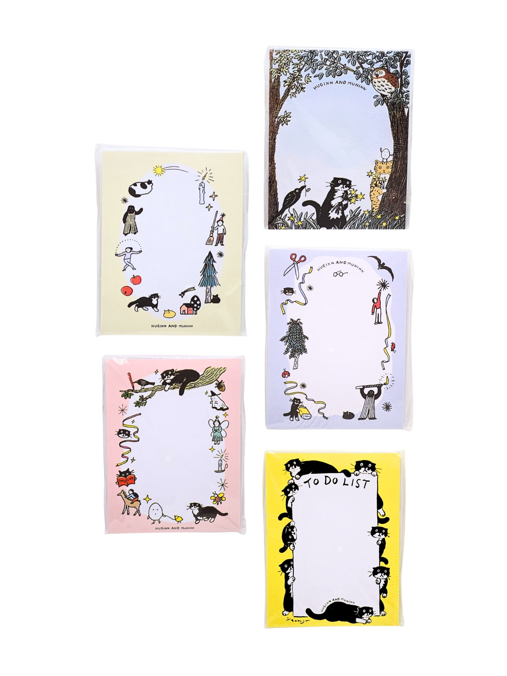 huginn and muninn Forest Tales Memo Pads