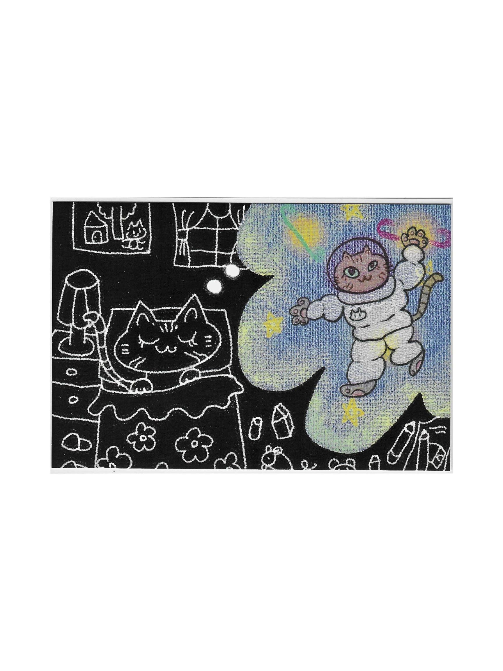 Xizi kitty postcard