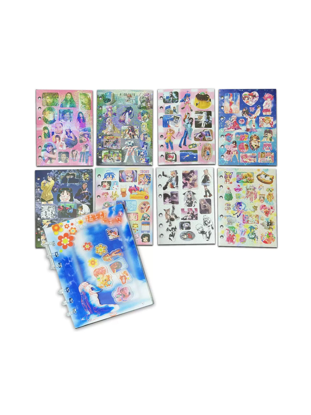 DOL station Kawaii Acrylic Glitter Notebook