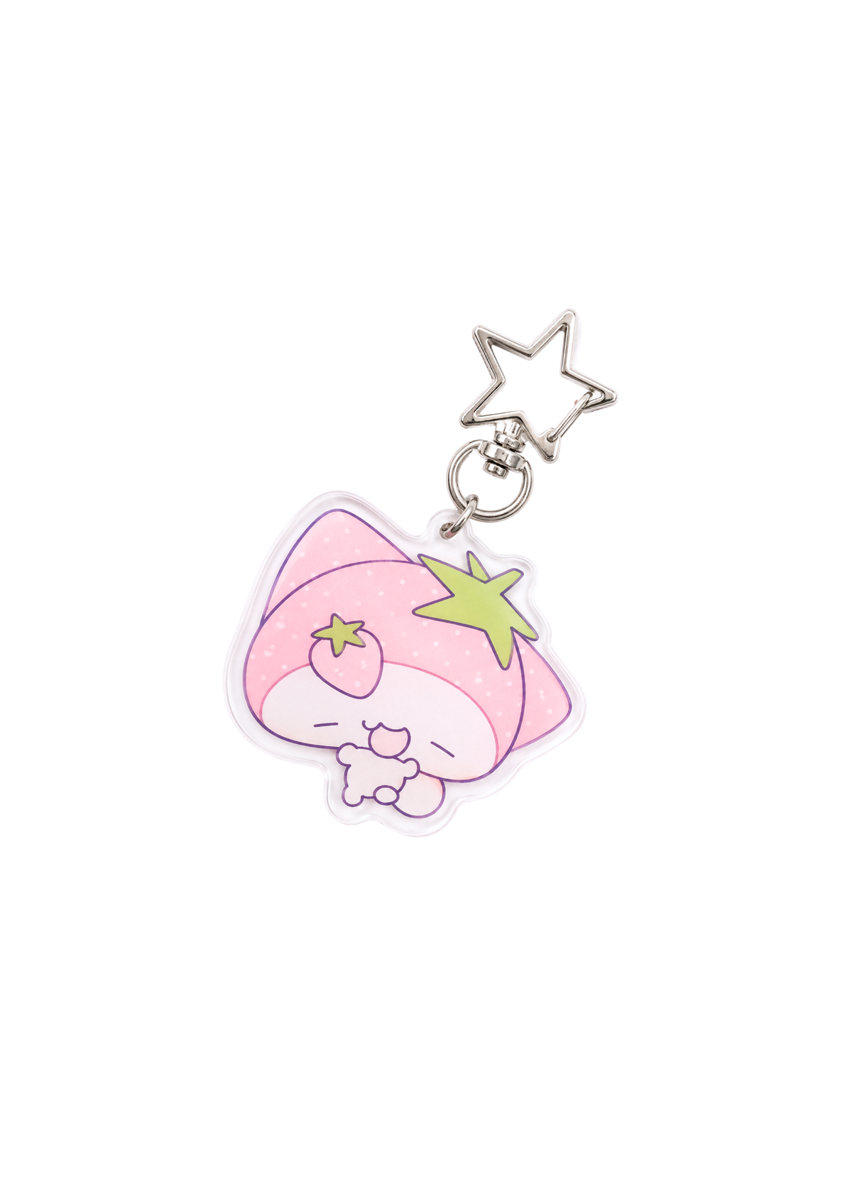 Human & Salted Jam Strawberry Dream Acrylic Charm Keychain