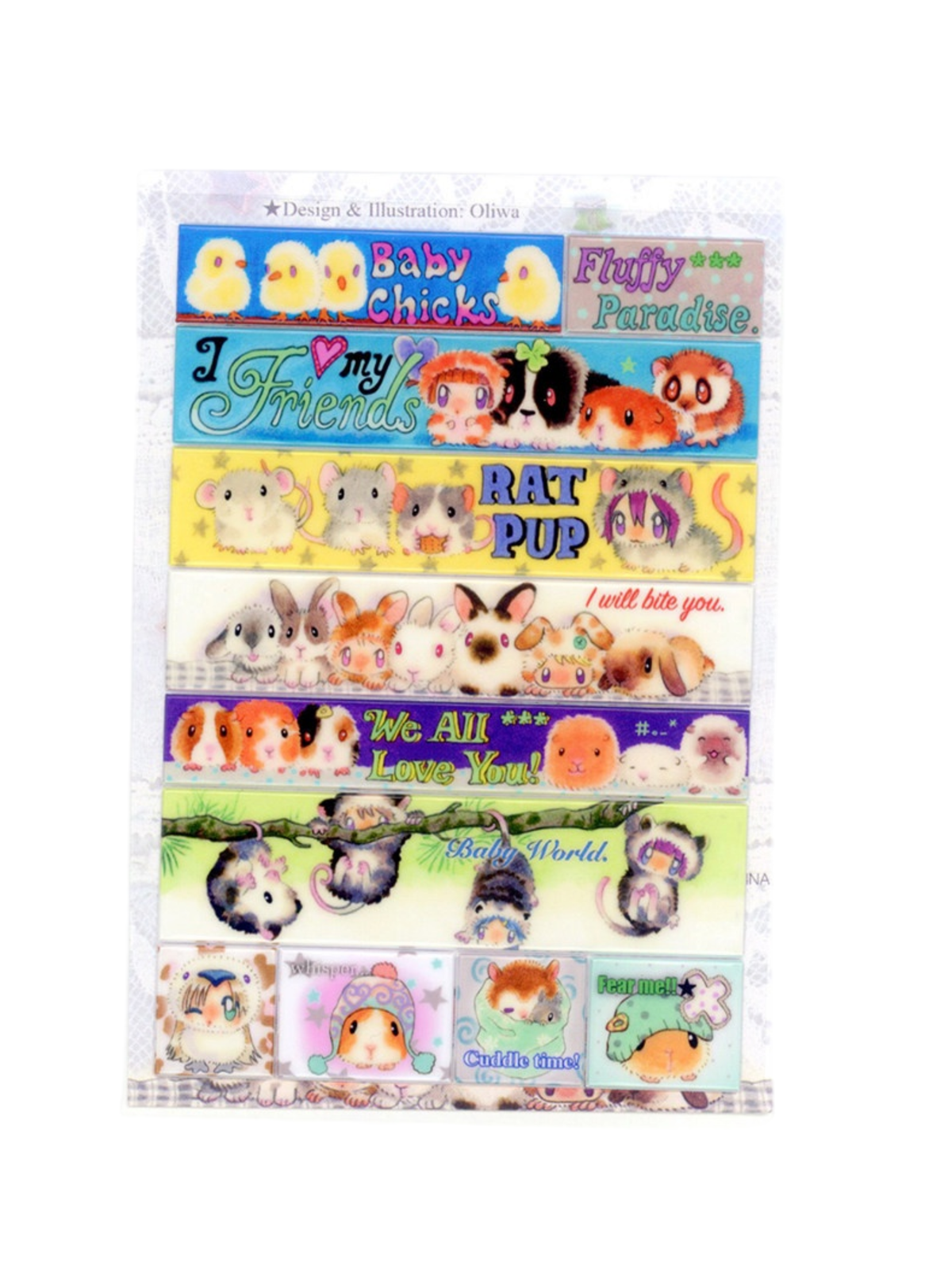 Oliwa Baby Animals PVC Sticker