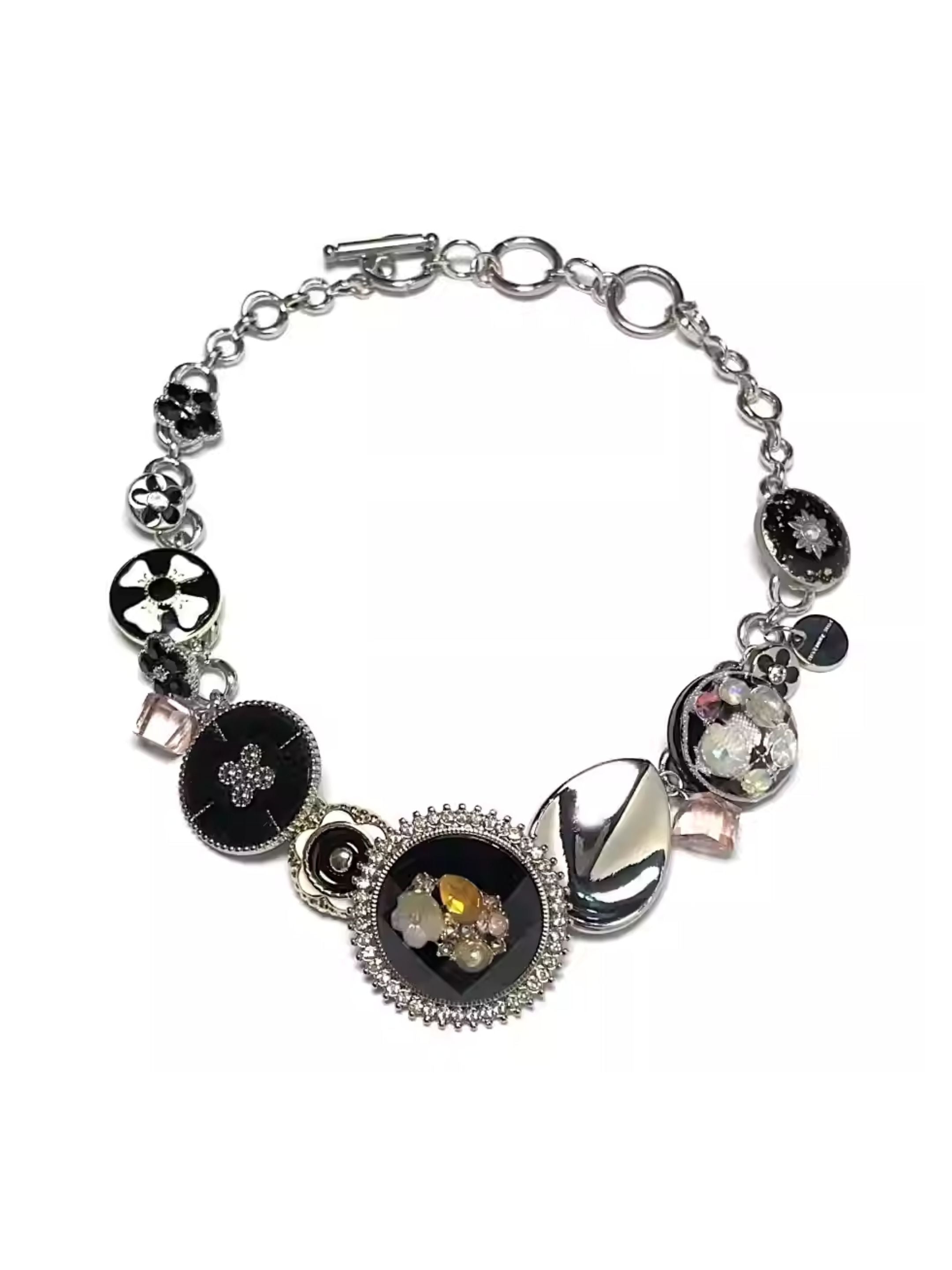 NOTJUSTHIM Noir Blossom Necklace