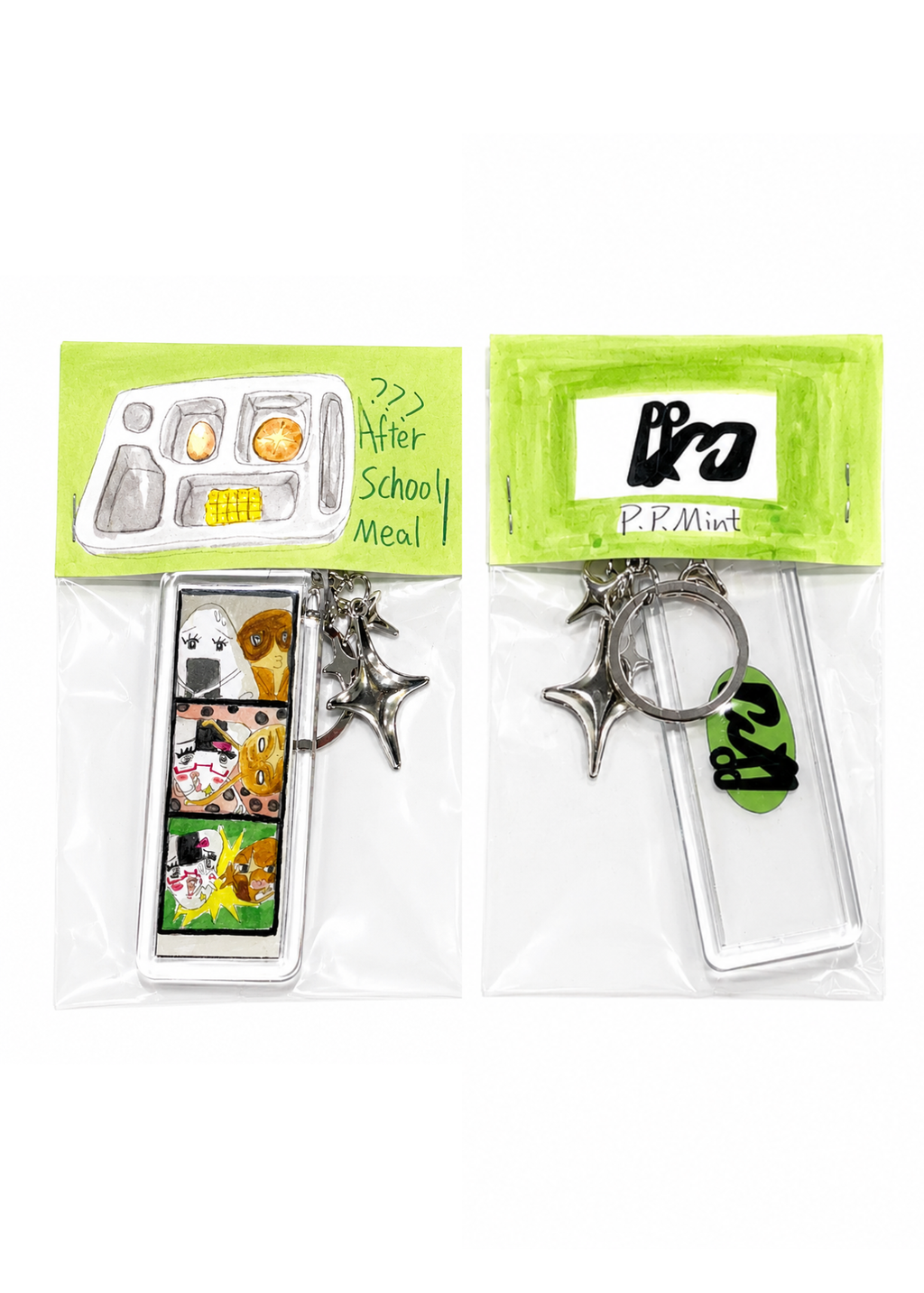P.P. Mint After School Meal Keychain series