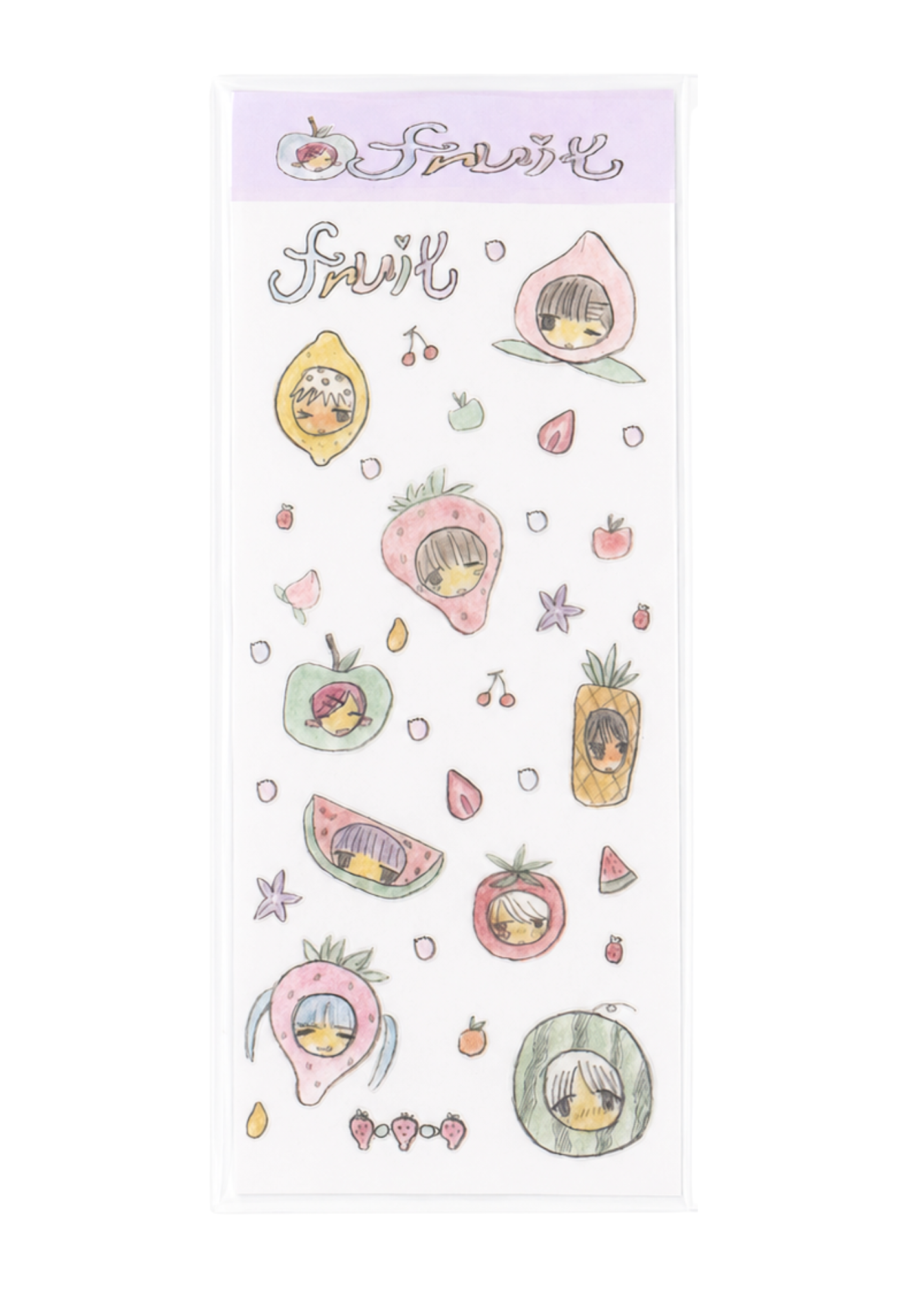 Nemony Fruit Girl Sticker