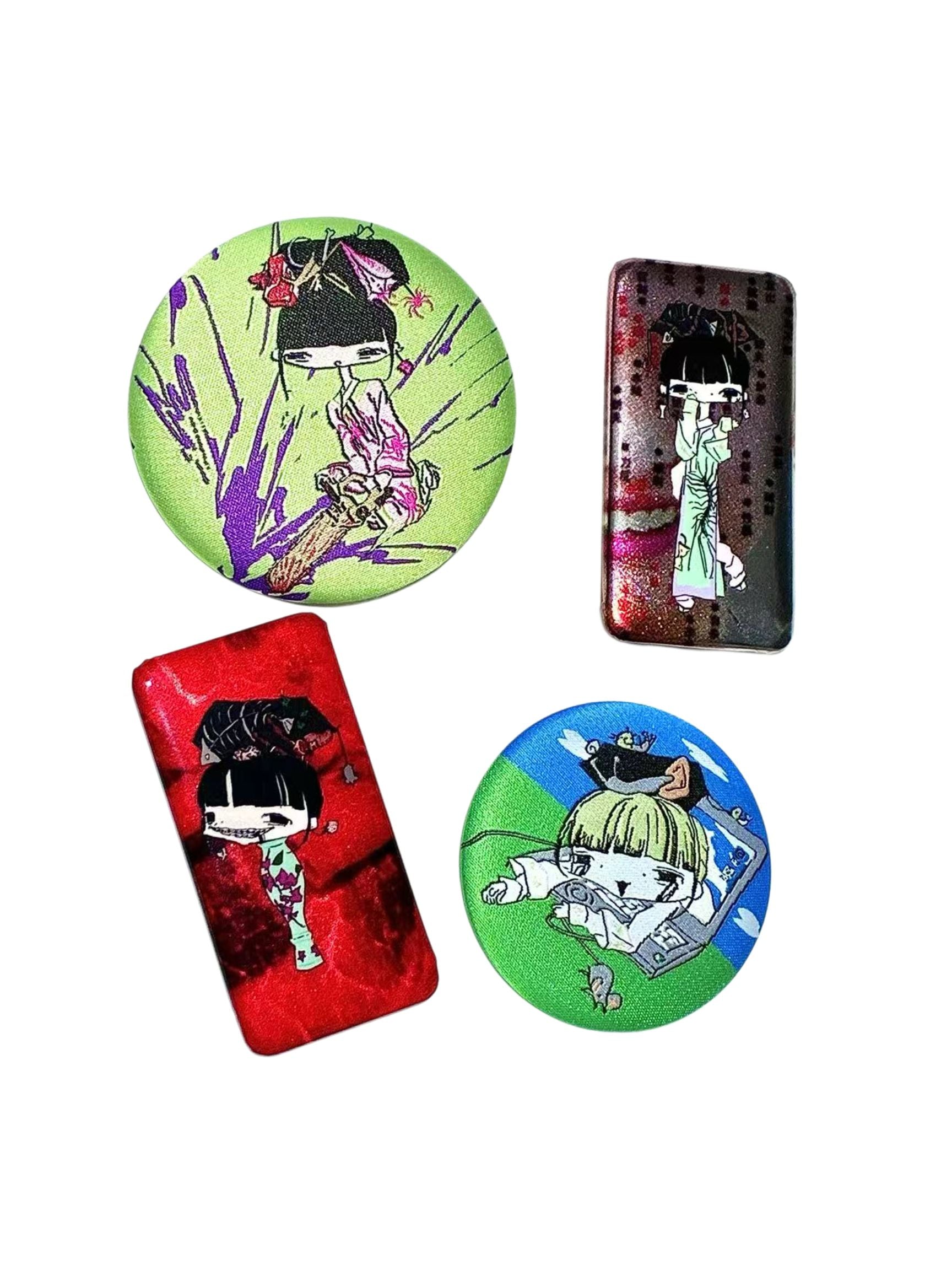 Pipoo Creepy Cute Girls Badge