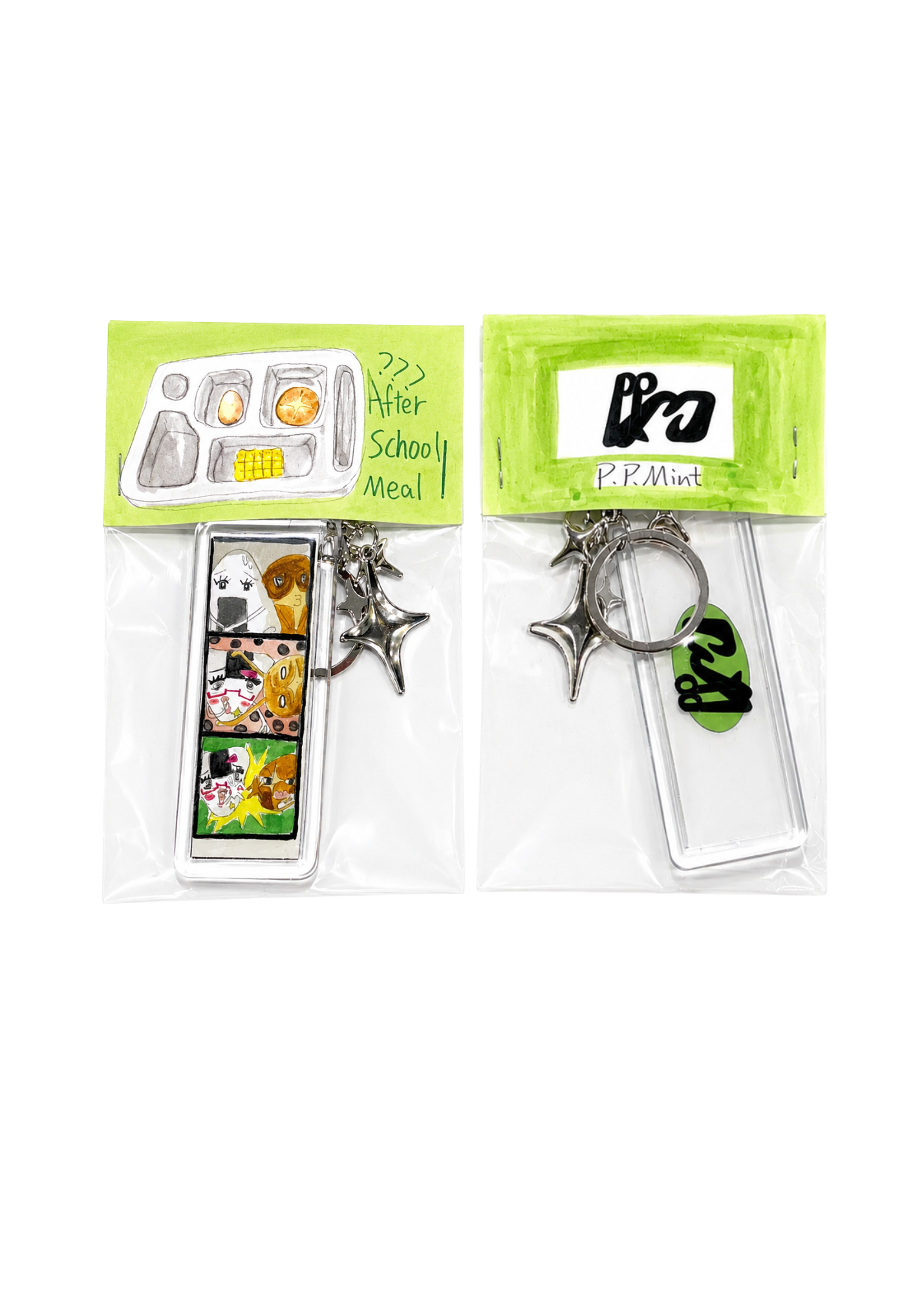 P.P. Mint After School Meal Keychain series