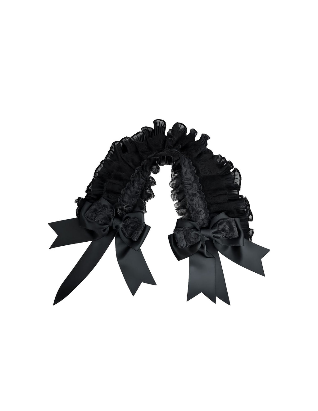 Noir Lace Headdress