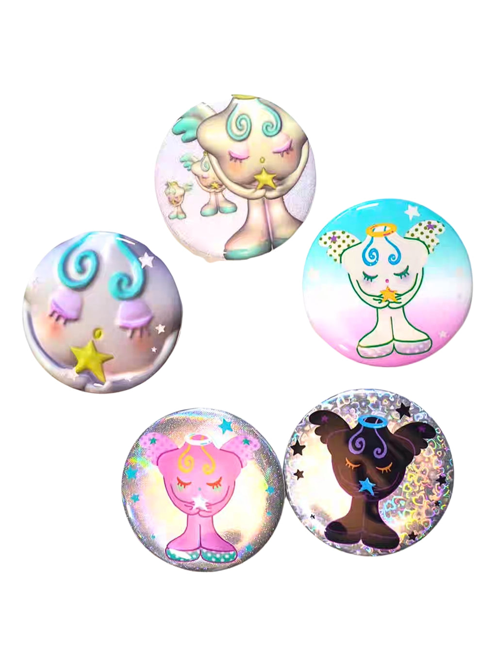 kiiidsclub Best Wishes "Ba Ji" Badges