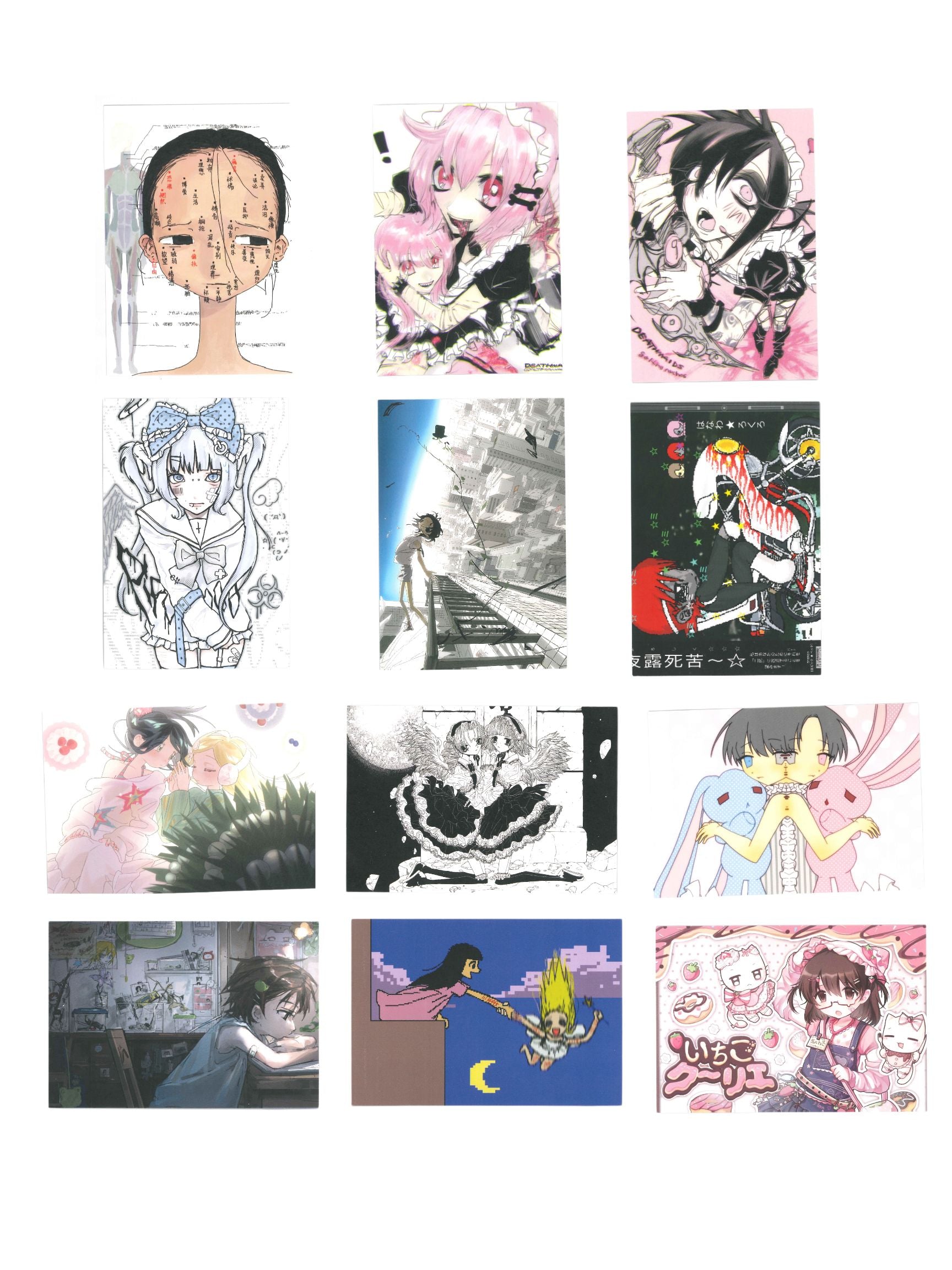 PipooxArtist Illustrated Postcard