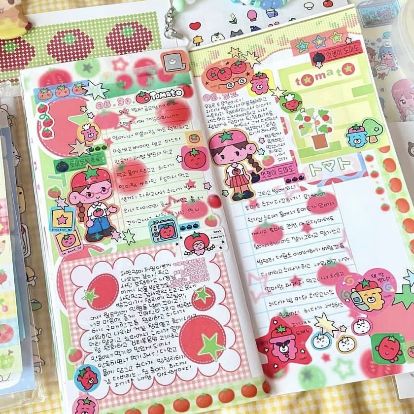 Monanbear Candy Pop Diary Sticker